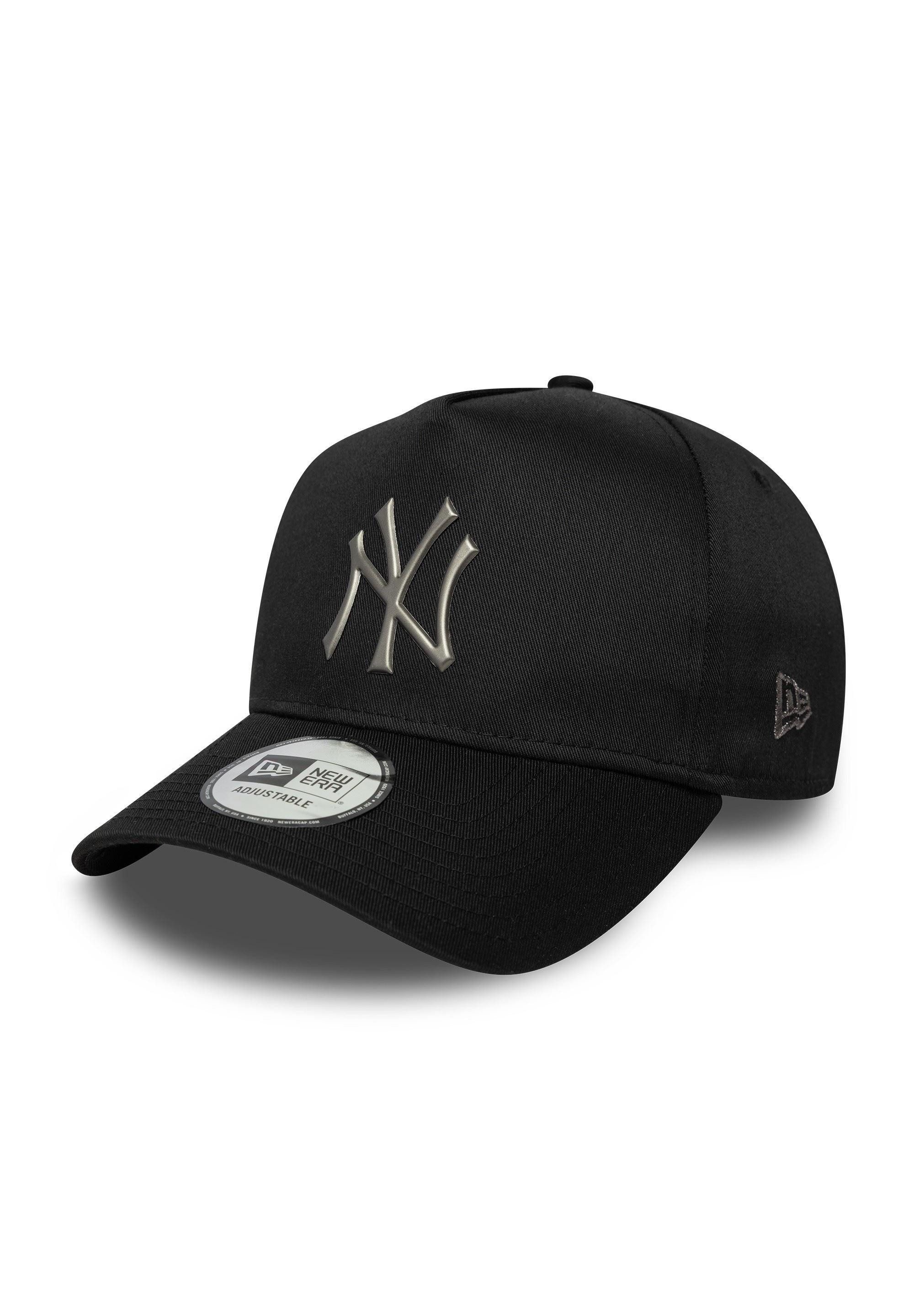 New Era Baseball Cap New York Yankees New Era MLB Metallic 9Forty E-Frame Cap Schwarz (1-St)