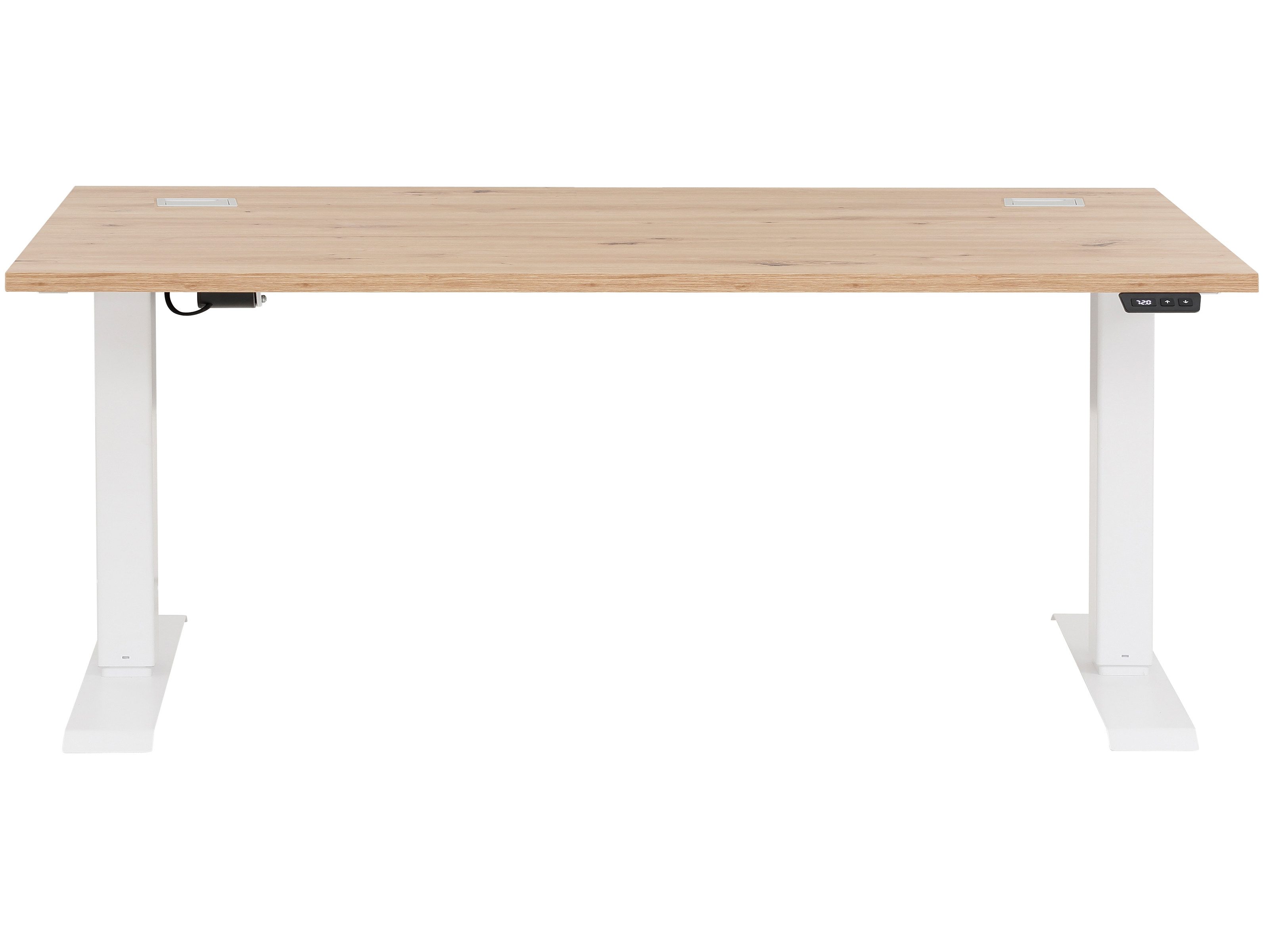 Maja Möbel Schreibtisch e-desk, in Eiche/weiß- 175x72x80 (B/H/T) elektrisch verstellbar