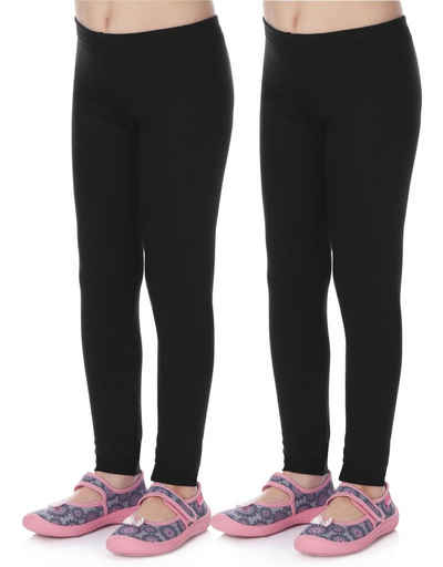 Merry Style Leggings Mädchen Lange Hose Freizeithose mit weitem Bein MS10-130 (2-tlg) aus Viskose, elastischer Bund