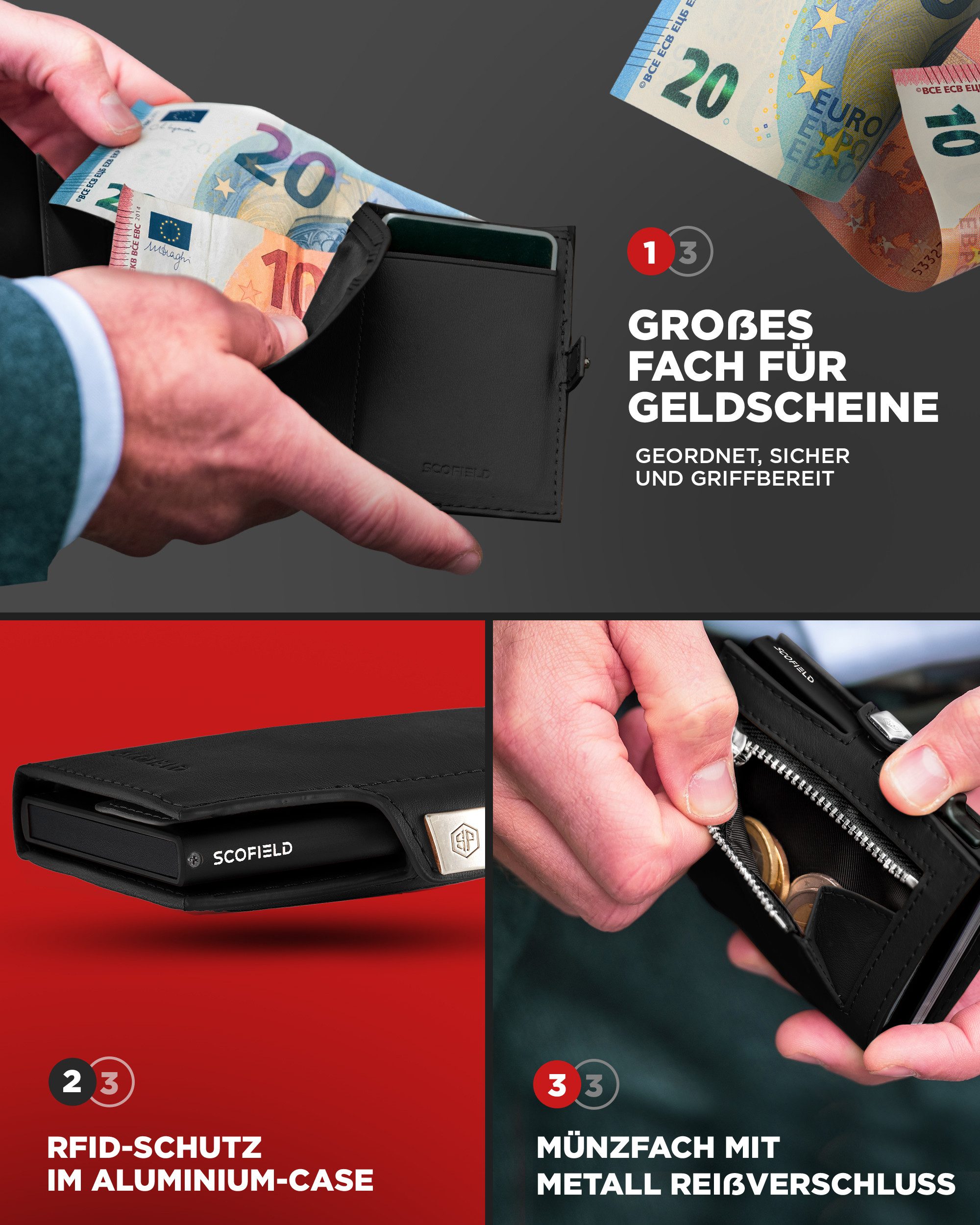 Scofield Mini Geldbörse Duality