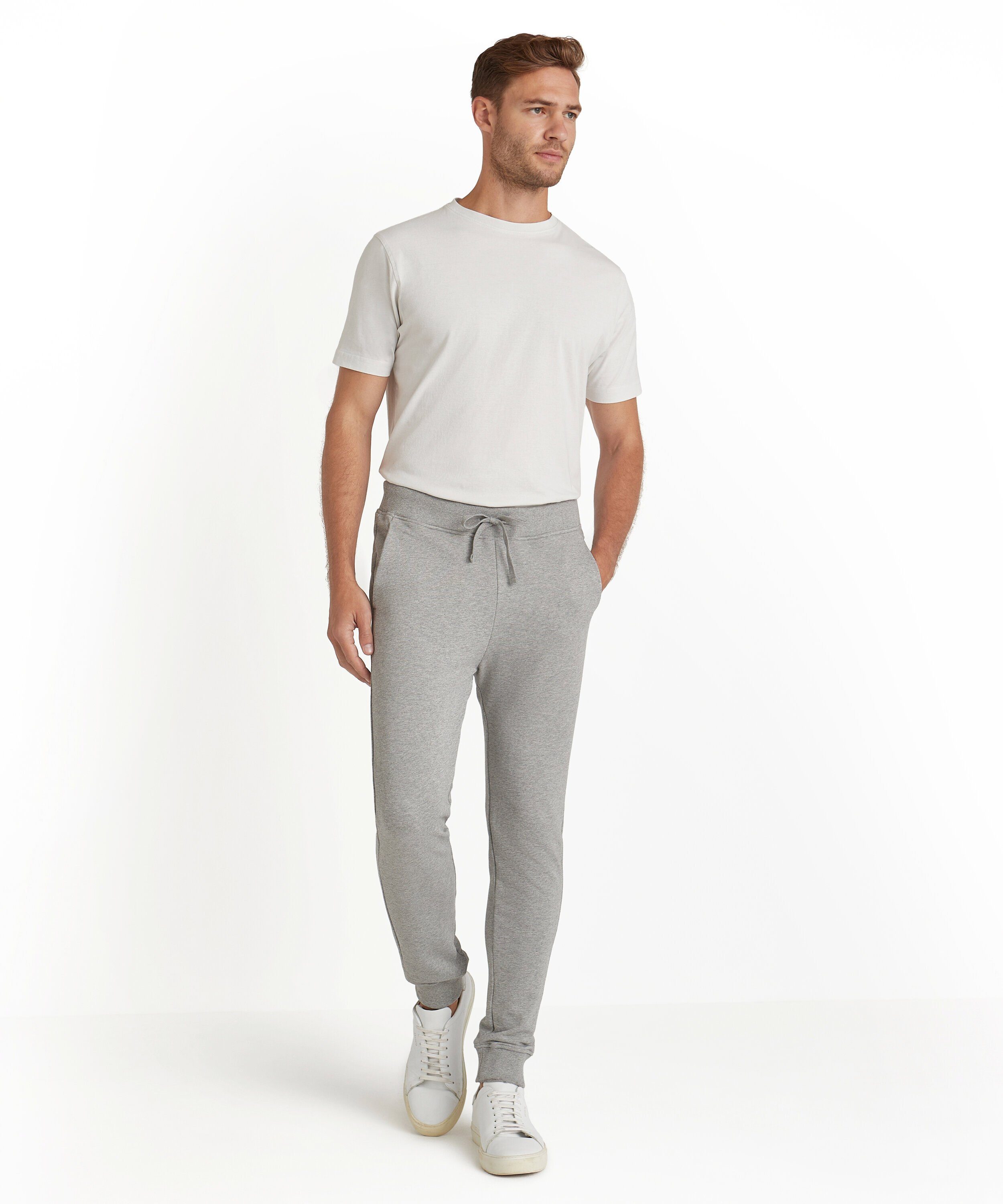 FALKE Sweathose Sweathose mit Bio-Baumwolle (1-tlg) mit Bio-Baumwolle