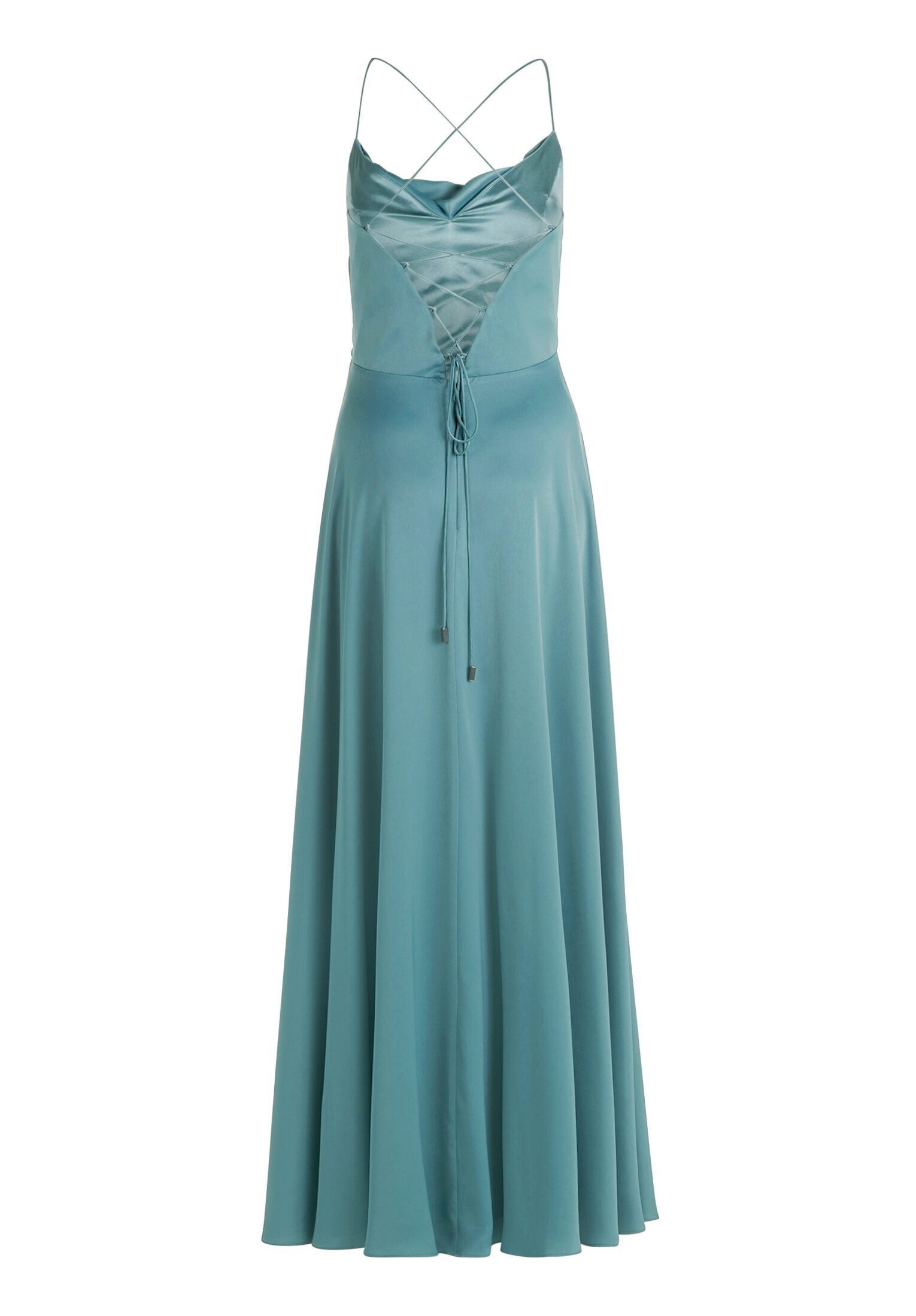 Vera Mont Abendkleid Damen mit Wasserfallausschnitt Material