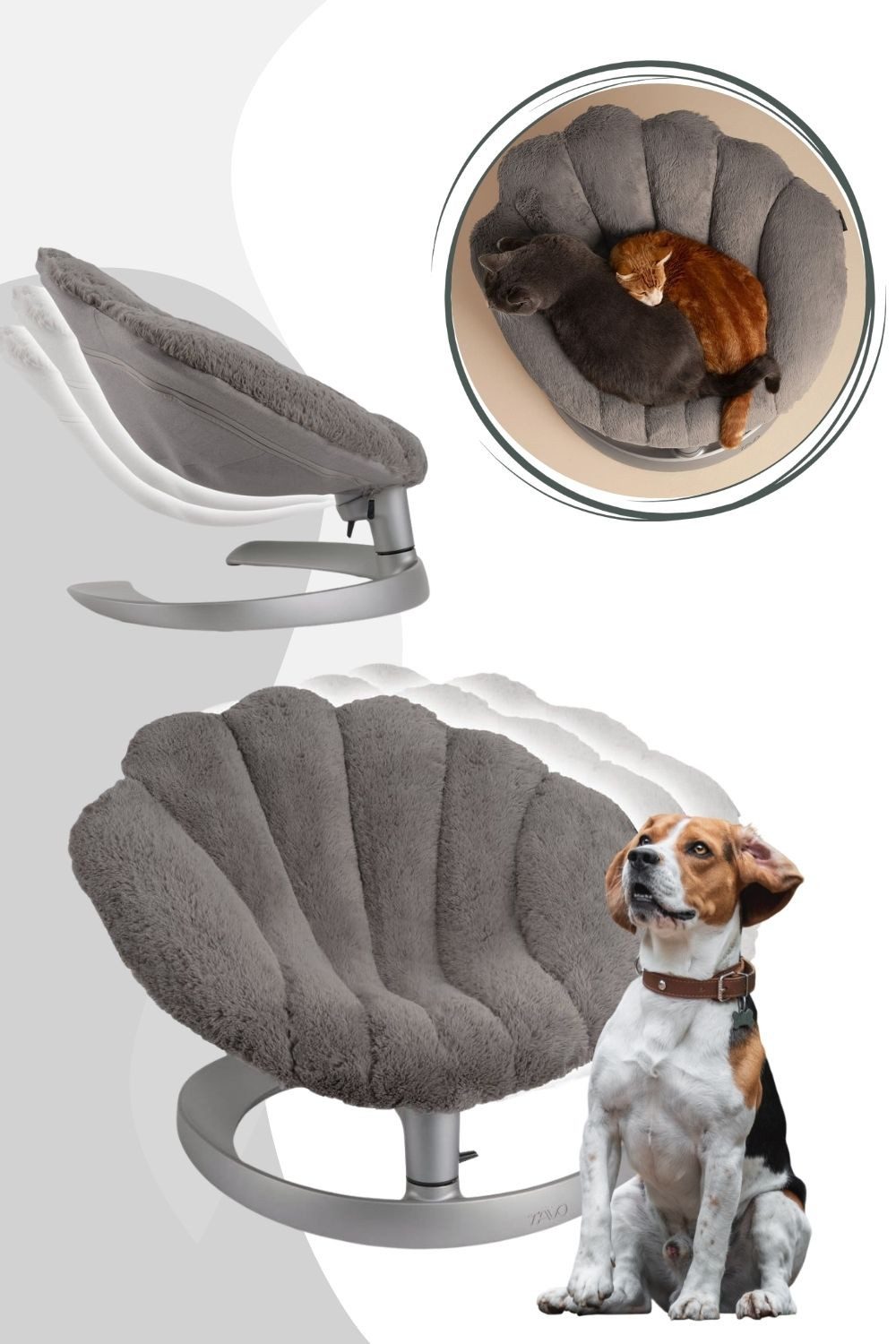 Tavo Tierbett Shell - Haustierbett