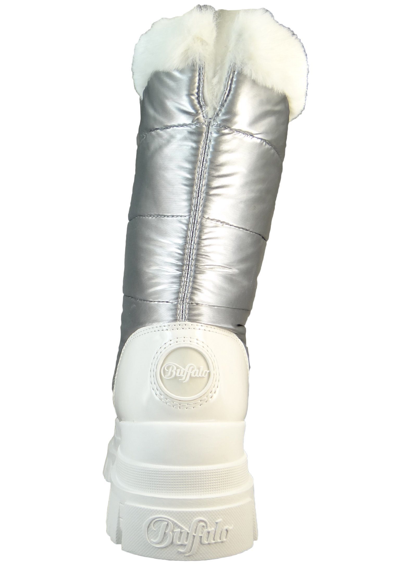 Buffalo 1622331 Aspha Snow Vegan Silver Stiefel