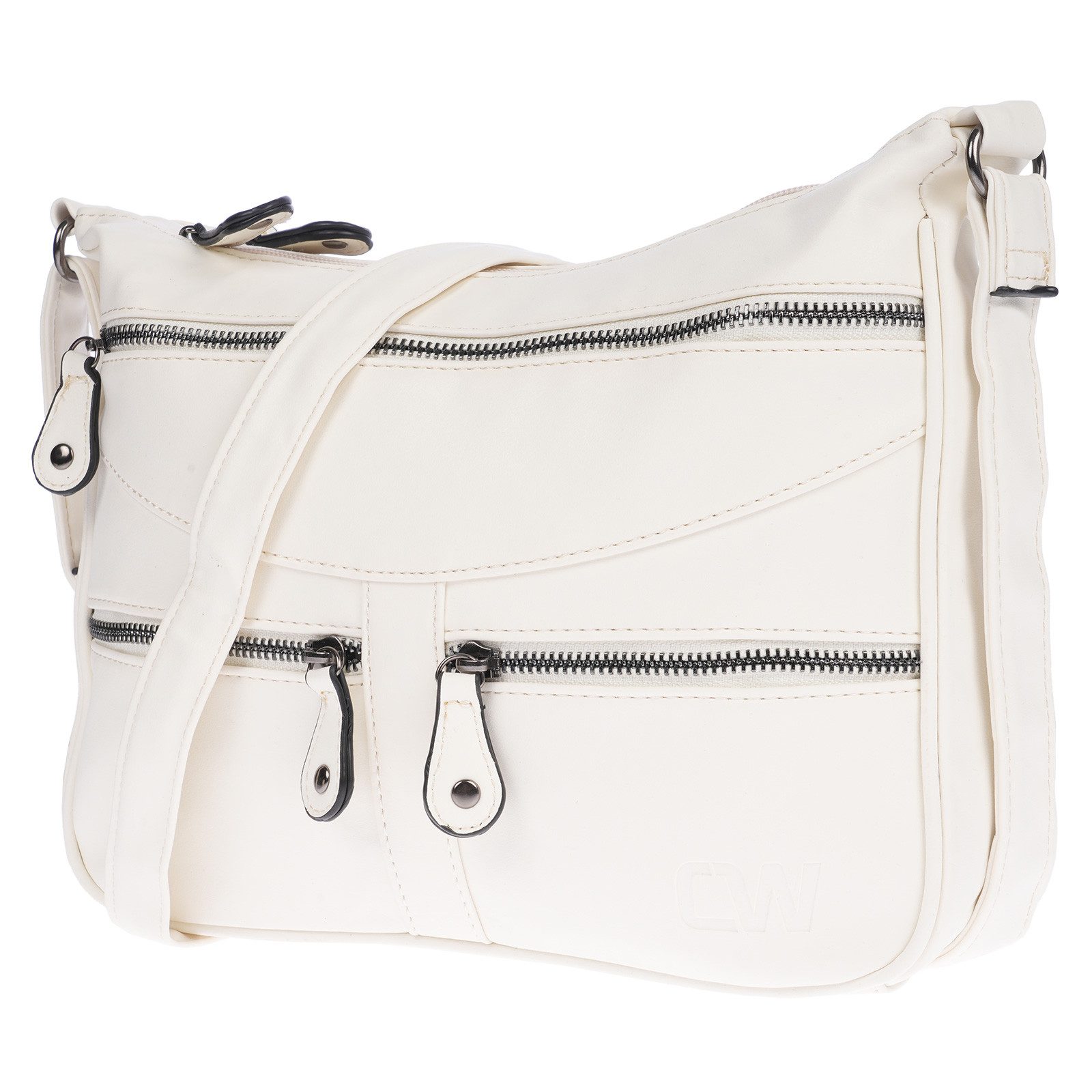 Christian Wippermann Umhängetasche Damen Tasche Schultertasche Umhängetasche Crossover (einzeln), Bag Leder Optik Handtasche