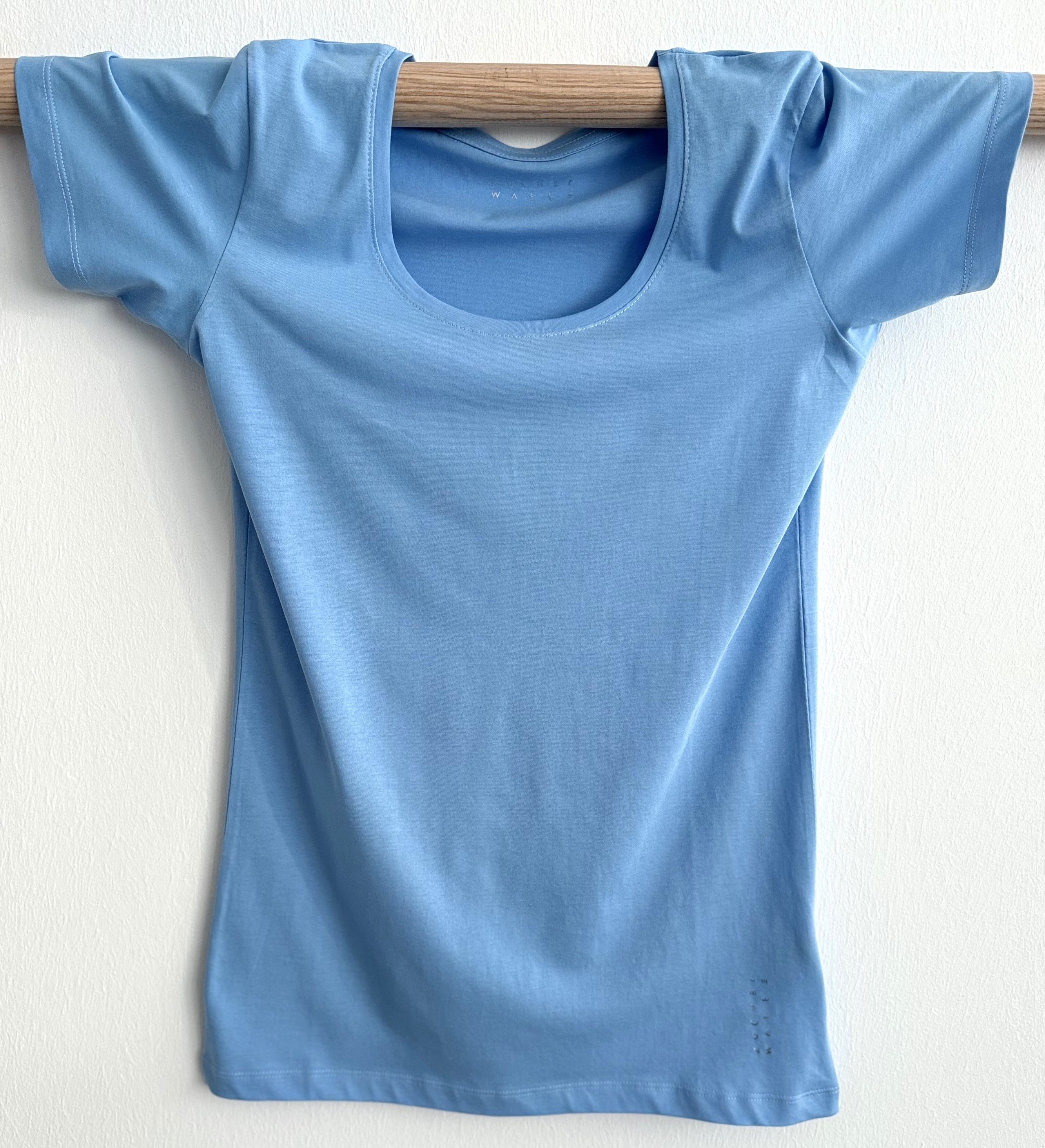 Zuckerwatte T-Shirt Halbarm mit Rundhalsausschnitt, aus günstig online kaufen