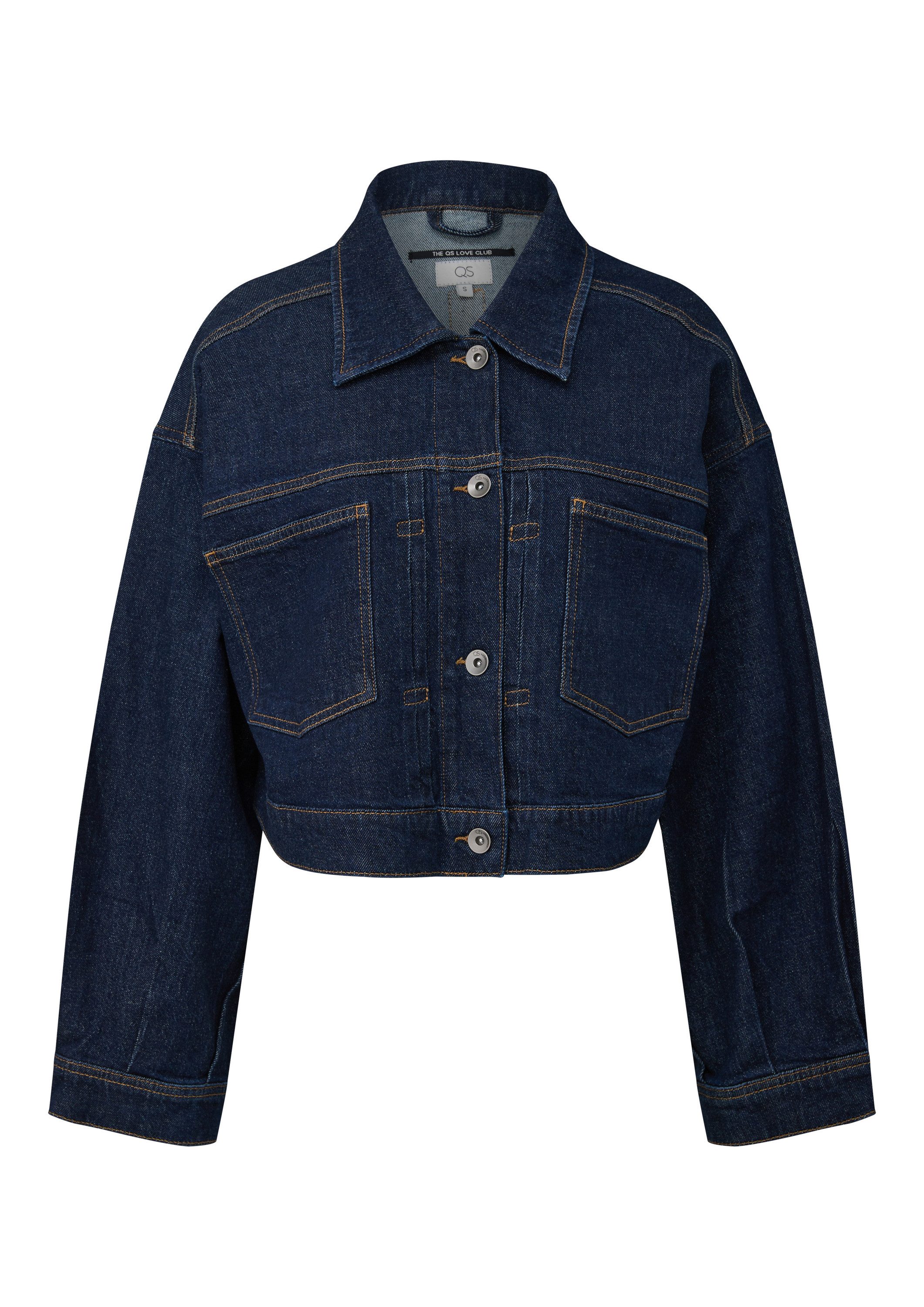 QS Funktionsjacke Indoor-Jacke Denimjacke