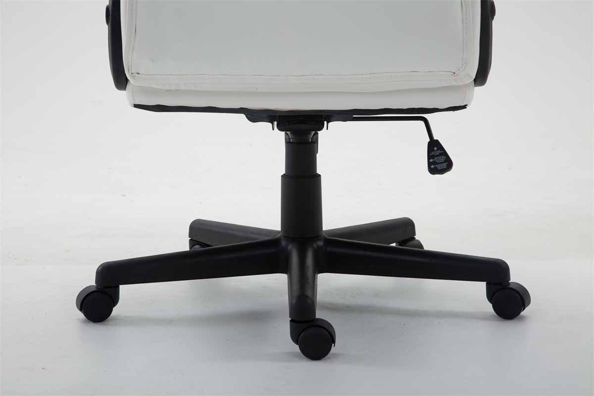 CLP Schreibtischstuhl Sparta weiß dreh- Kunstleder, XL höhenverstellbar &