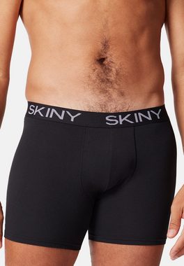 Skiny Retro Boxer 6er Pack Cotton (Spar-Set, 6-St) Long Short / Pant - Baumwolle - Ohne Eingriff - Pant mit längerem Bein