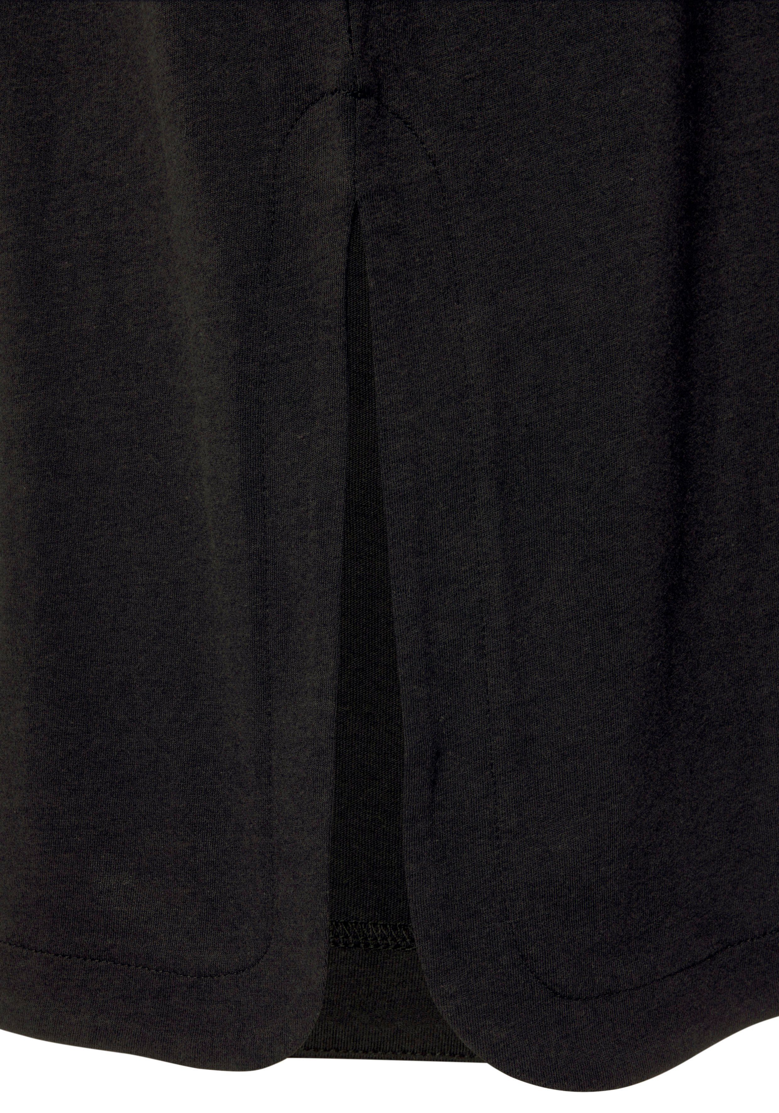 Vivance Foildruck (1-tlg) schönem Nachthemd Dreams mit schwarz