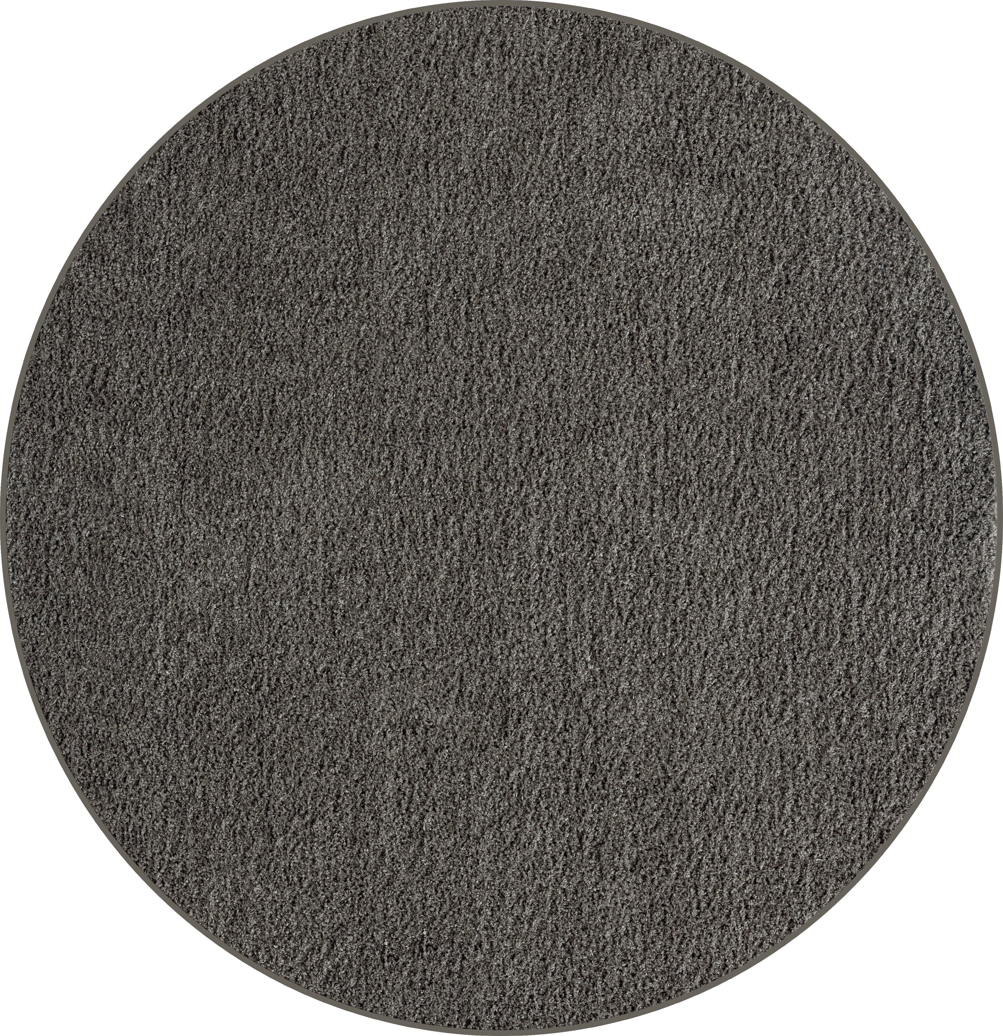 Hochflor-Teppich Andor, my home, rund, Höhe: 25 mm, weiche Haptik, Mikrofaser, mit Anti-Rutsch-Unterseite