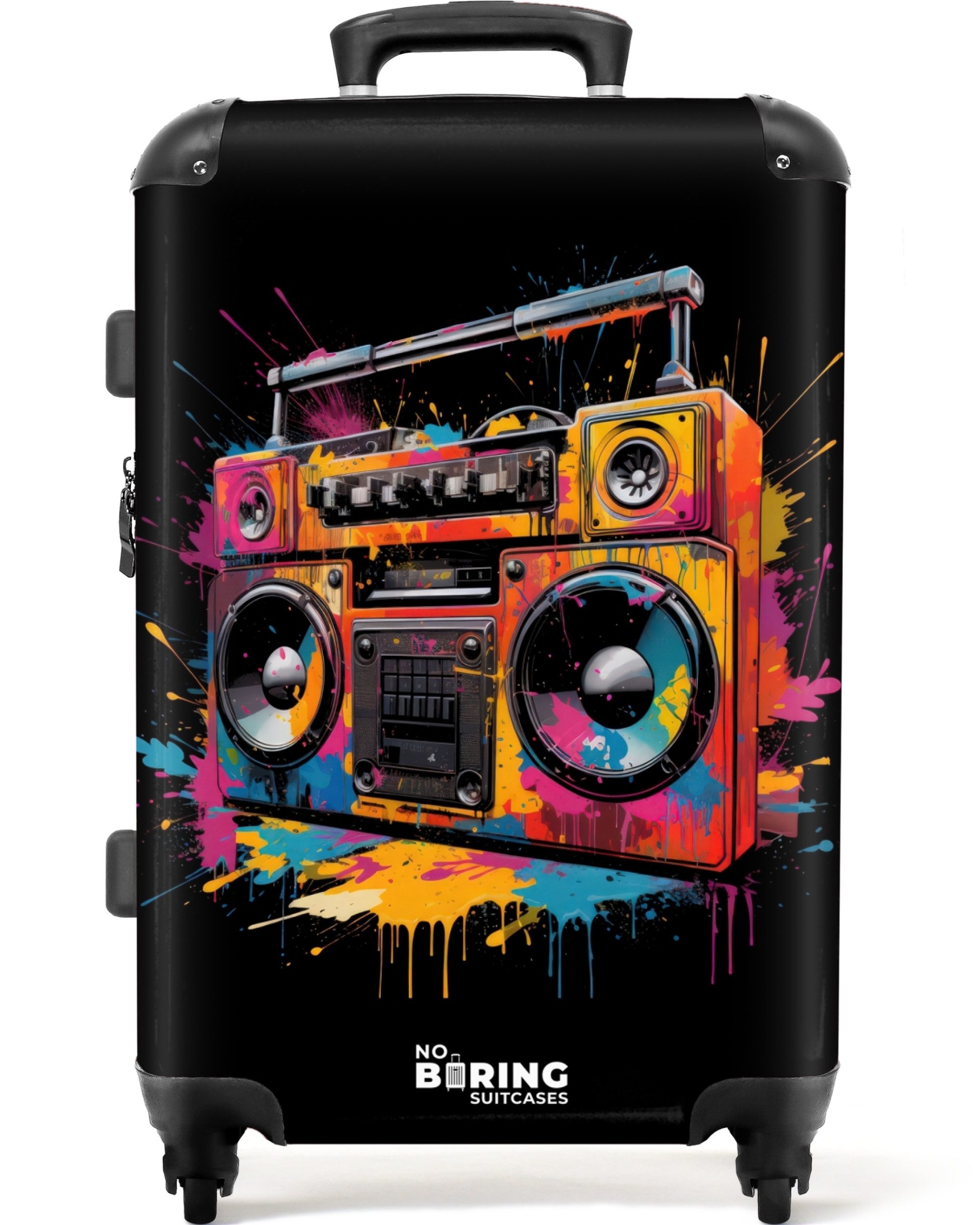 NoBoringSuitcases.com© Hartschalen-Trolley Radio mit bunter Farbe günstig online kaufen