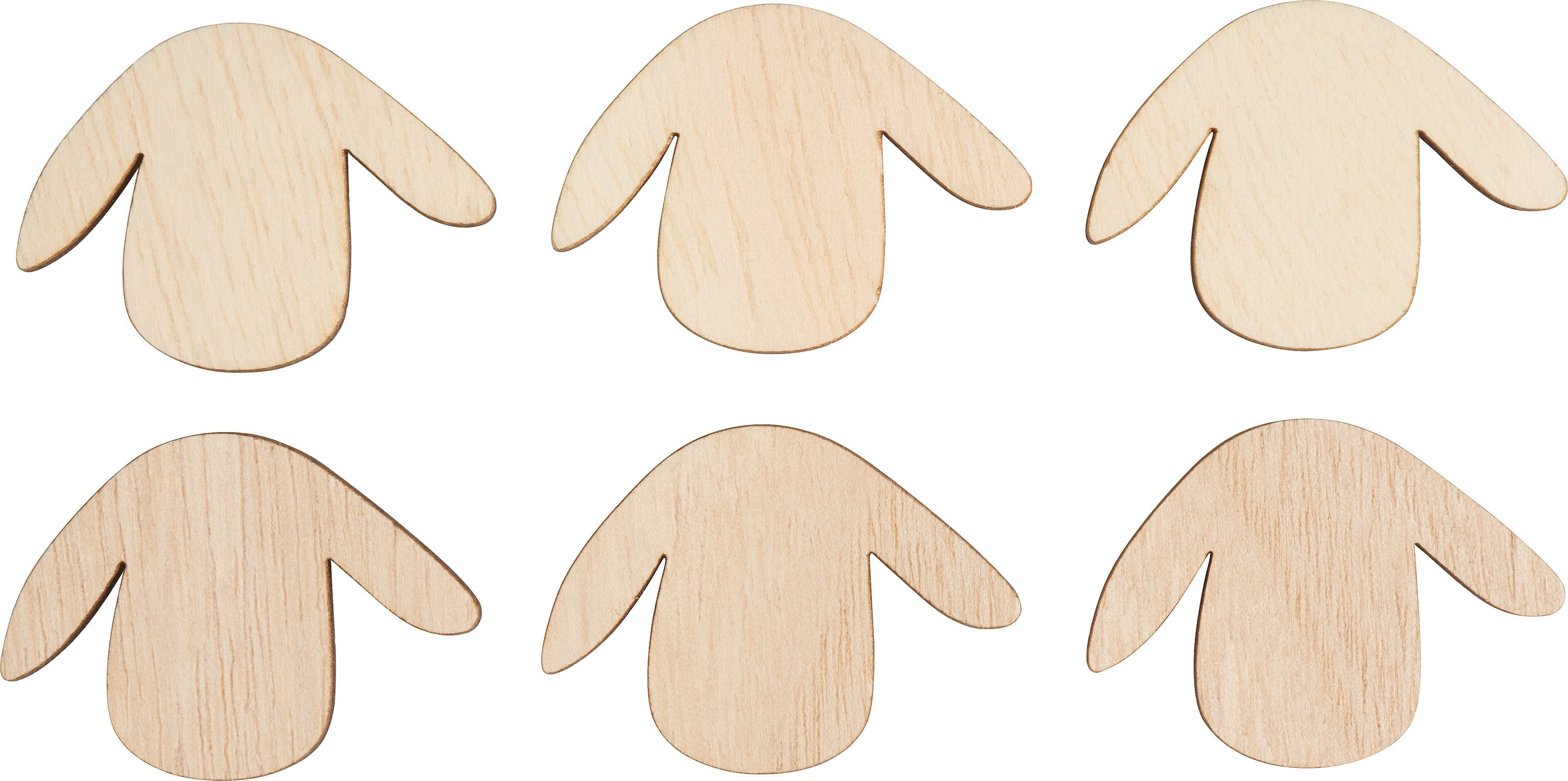 VBS Dekoobjekt Betty (6 St), H: 3 cm