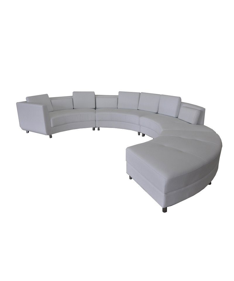 Luxus Sofa Sofa Wohnladschaft in Neu, modernes JVmoebel Taupe Made Design Europe Halbrunde