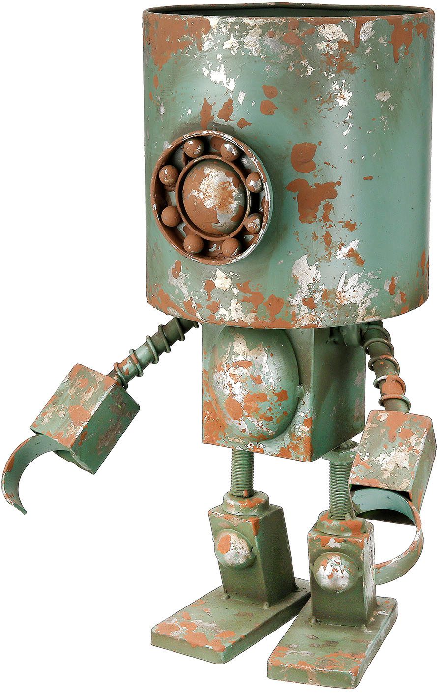 Casablanca by Gilde Übertopf Übertopf Roboter Robotic grün H. 42 cm (1 St)