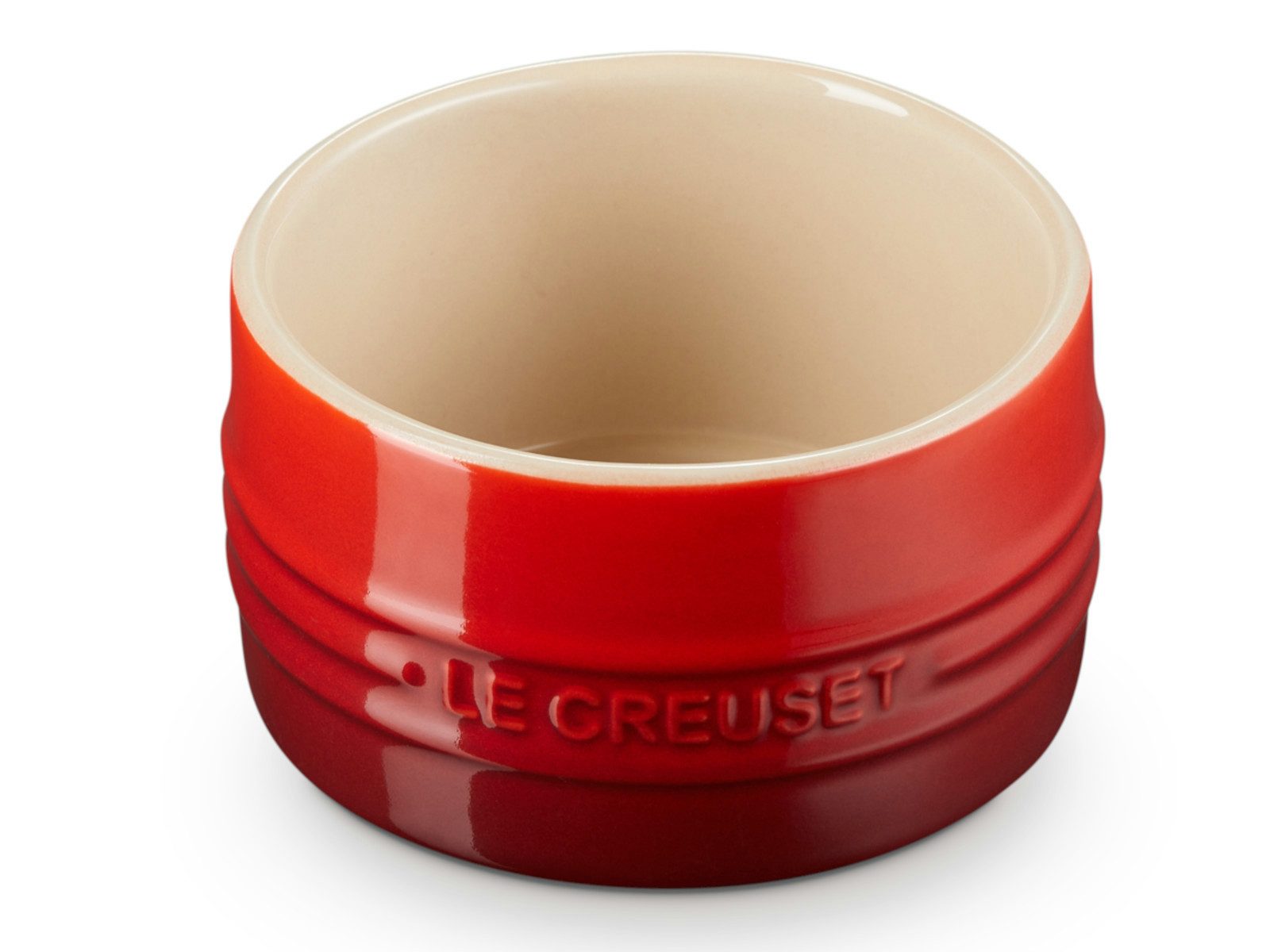 LE CREUSET Backform stapelbares Förmchen kirschrot 8cm