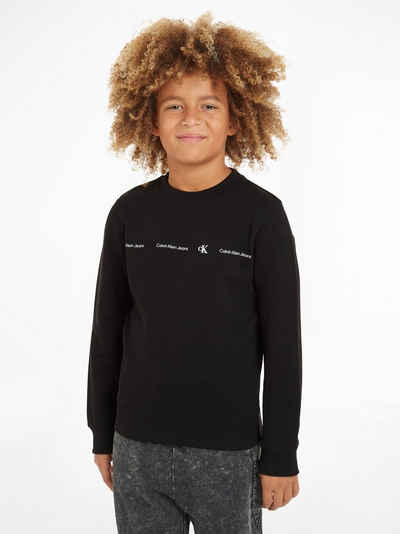 Calvin Klein Jeans Sweatshirt MINIMALISTIC REG. CN Kinder bis 16 Jahre