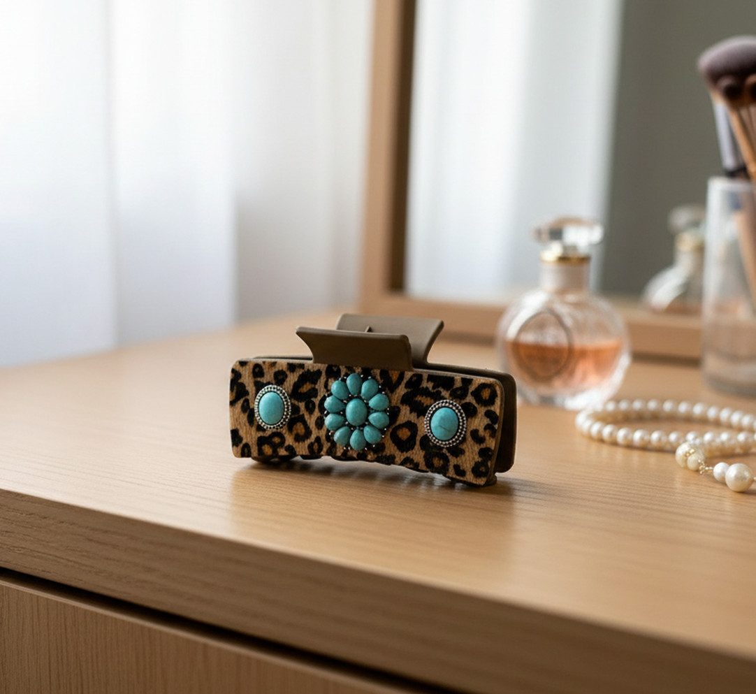 LK Trend & Style Haarspange Leopardenmuster, jedem Outfit das gewisse Etwas zu verleihen!
