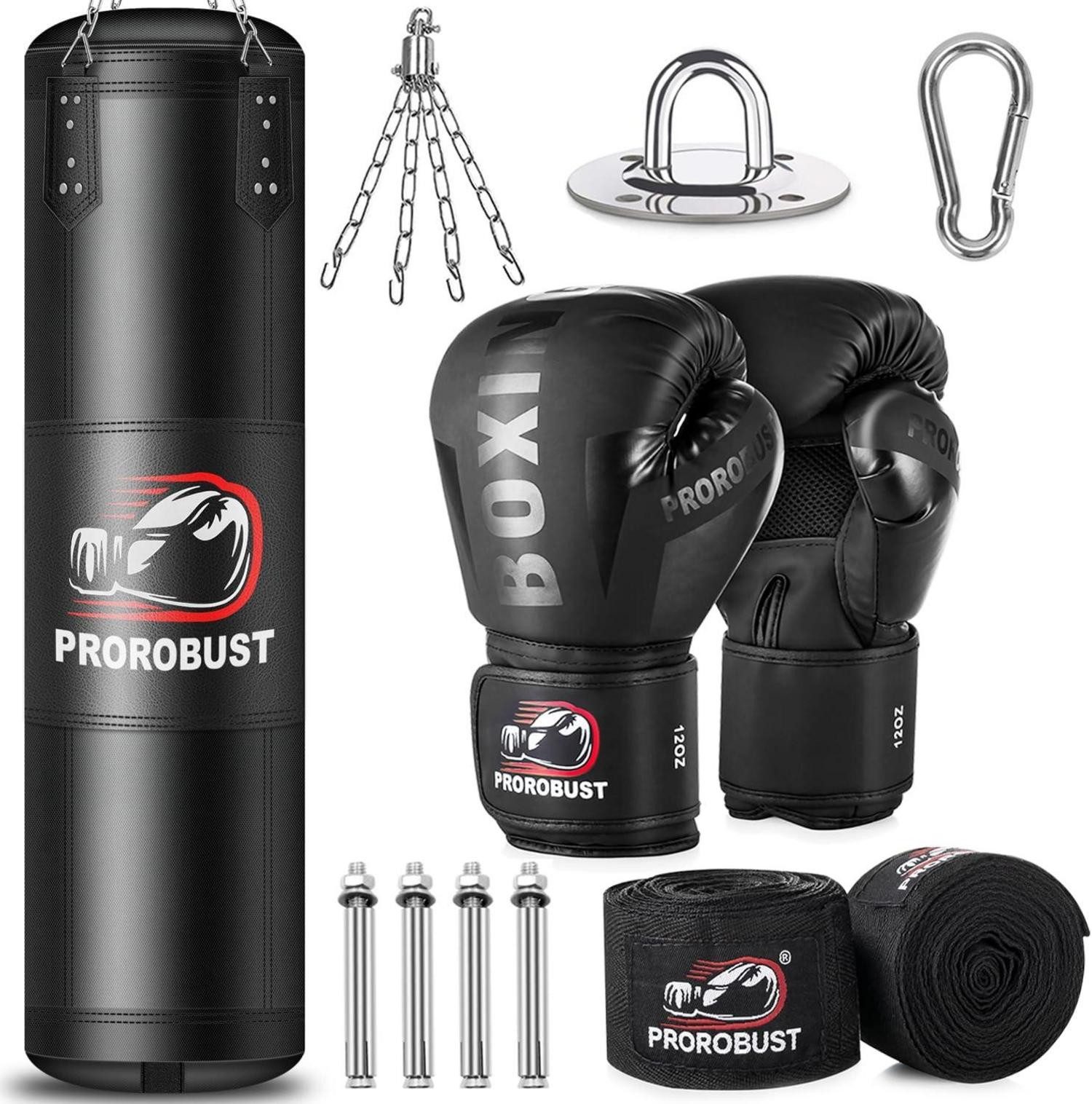 LuxusKollektion Sandsackhandschuhe Boxsack 120cm Heavy Duty günstig online kaufen