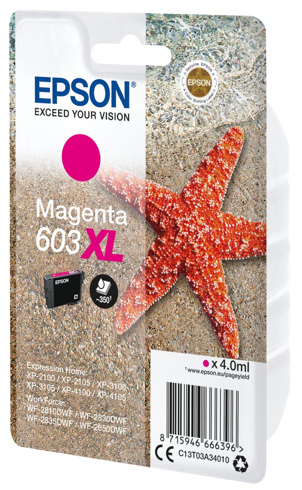 Epson 603XL Epson Ink Magenta Singlepack Tintenpatrone