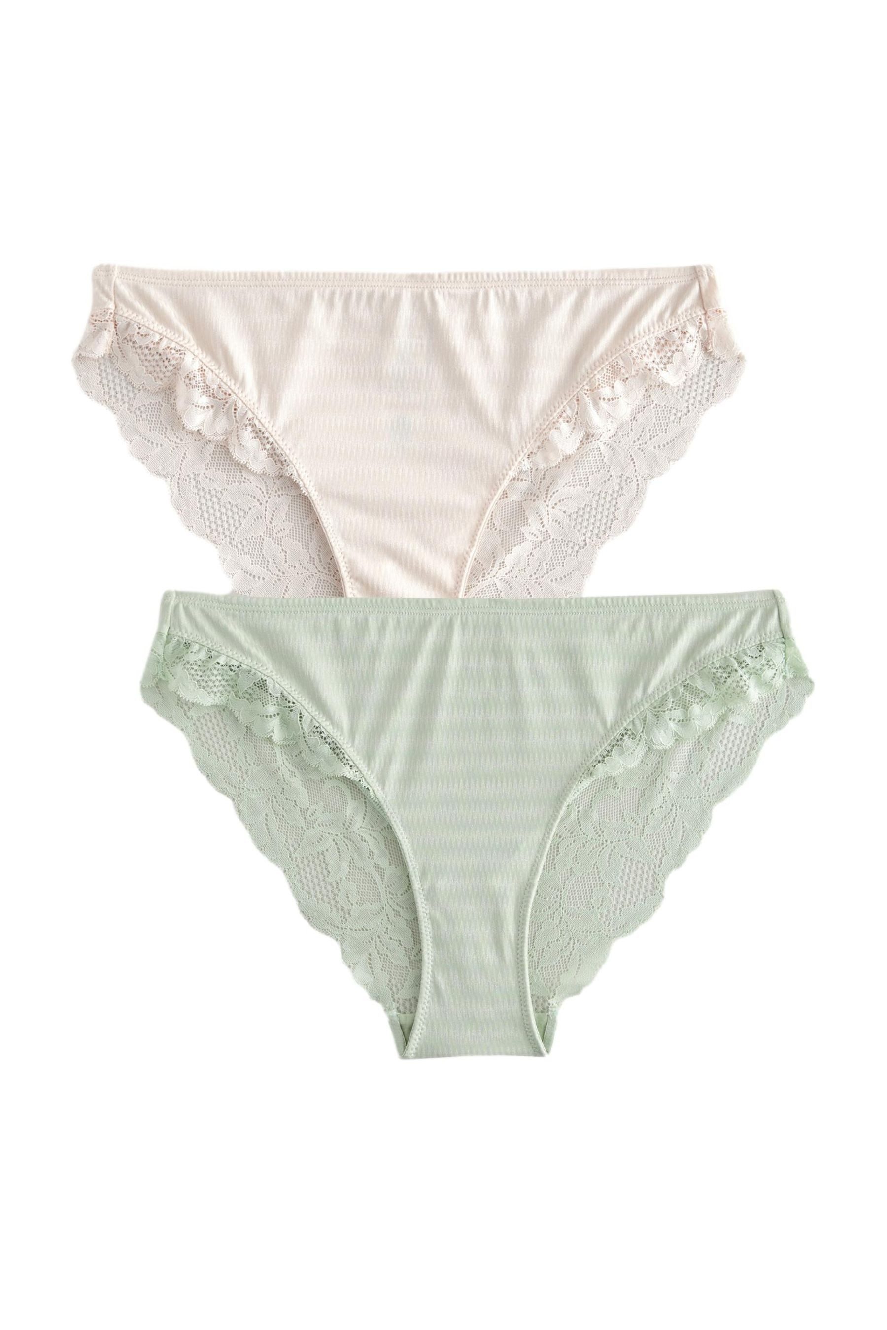 Slip Jacquard-Rioslips aus Mikrofaser und Spitze