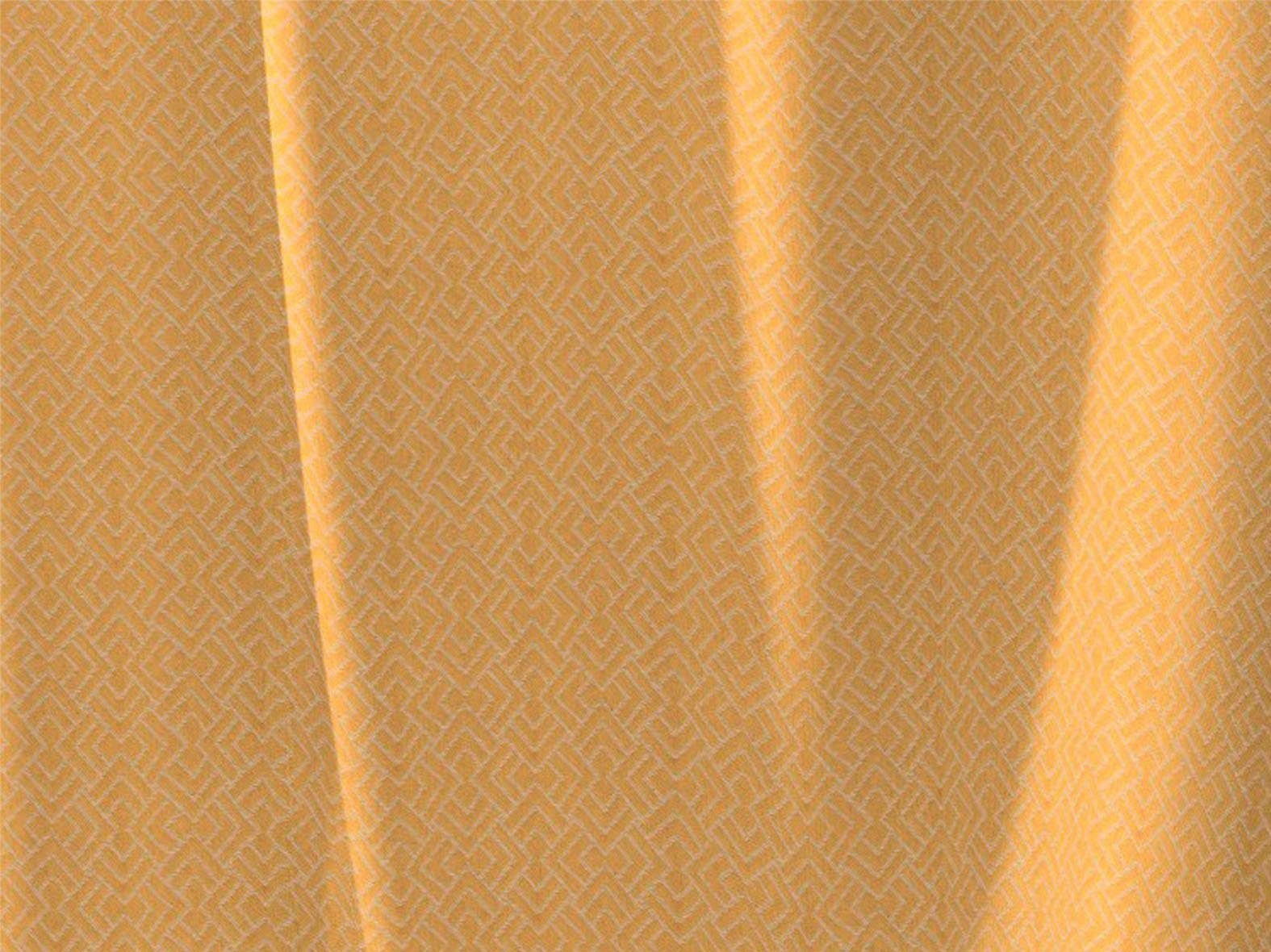 Ventus, Jacquard St), Vorhang Kräuselband gelb Adam, (1 Graphic blickdicht,