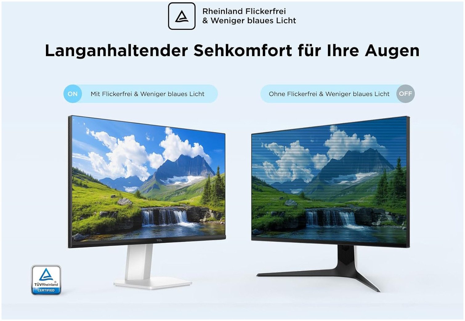 TCL 24G54XD LED-Monitor (61 cm/24 ", 1920 x 1080 px, Full HD, 5 ms Reaktionszeit, 100 Hz, Mini-LED)