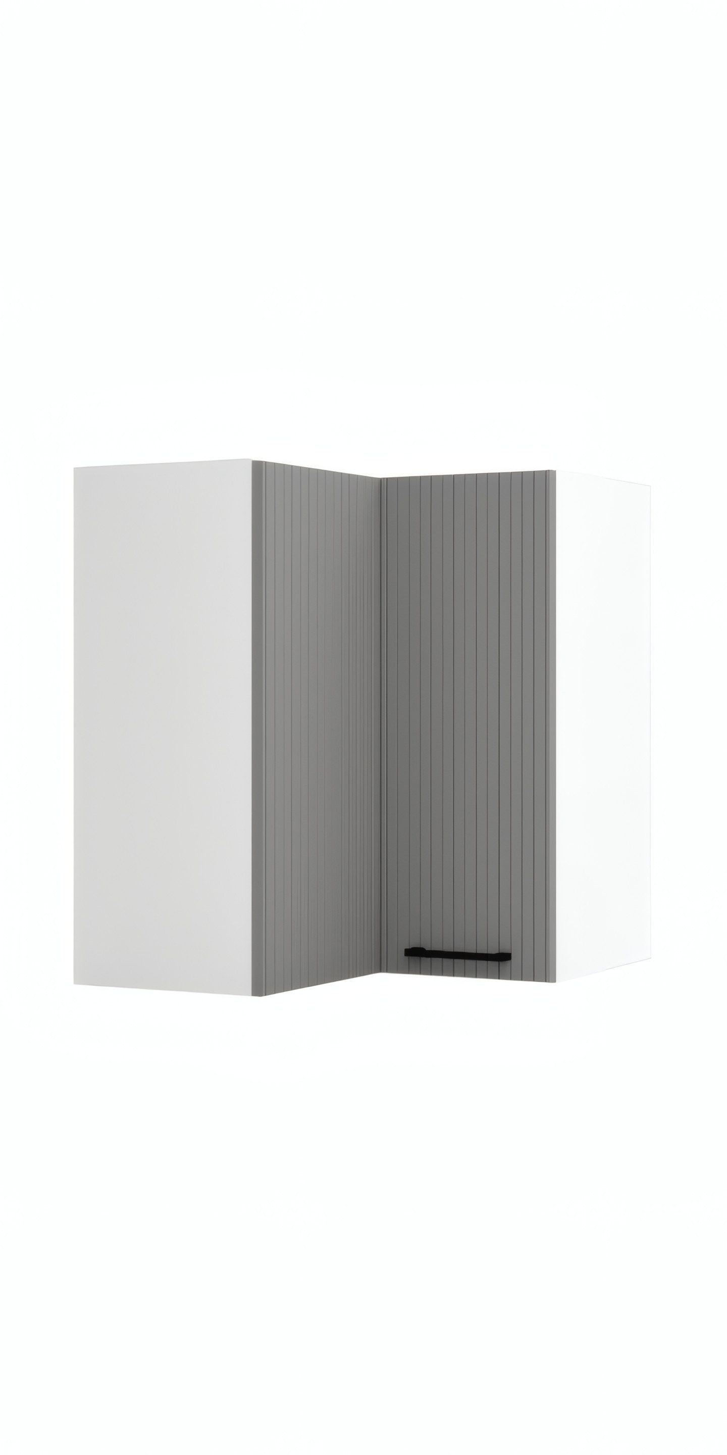 ROYAL24_MARKT Eckhängeschrank WRN P/L - KENDRO - Platzsparende Lösung mit Stil (Küchen Eckhängeschrank, 1-St., Premium - KENDRO) Premium - Modern - Exzellent
