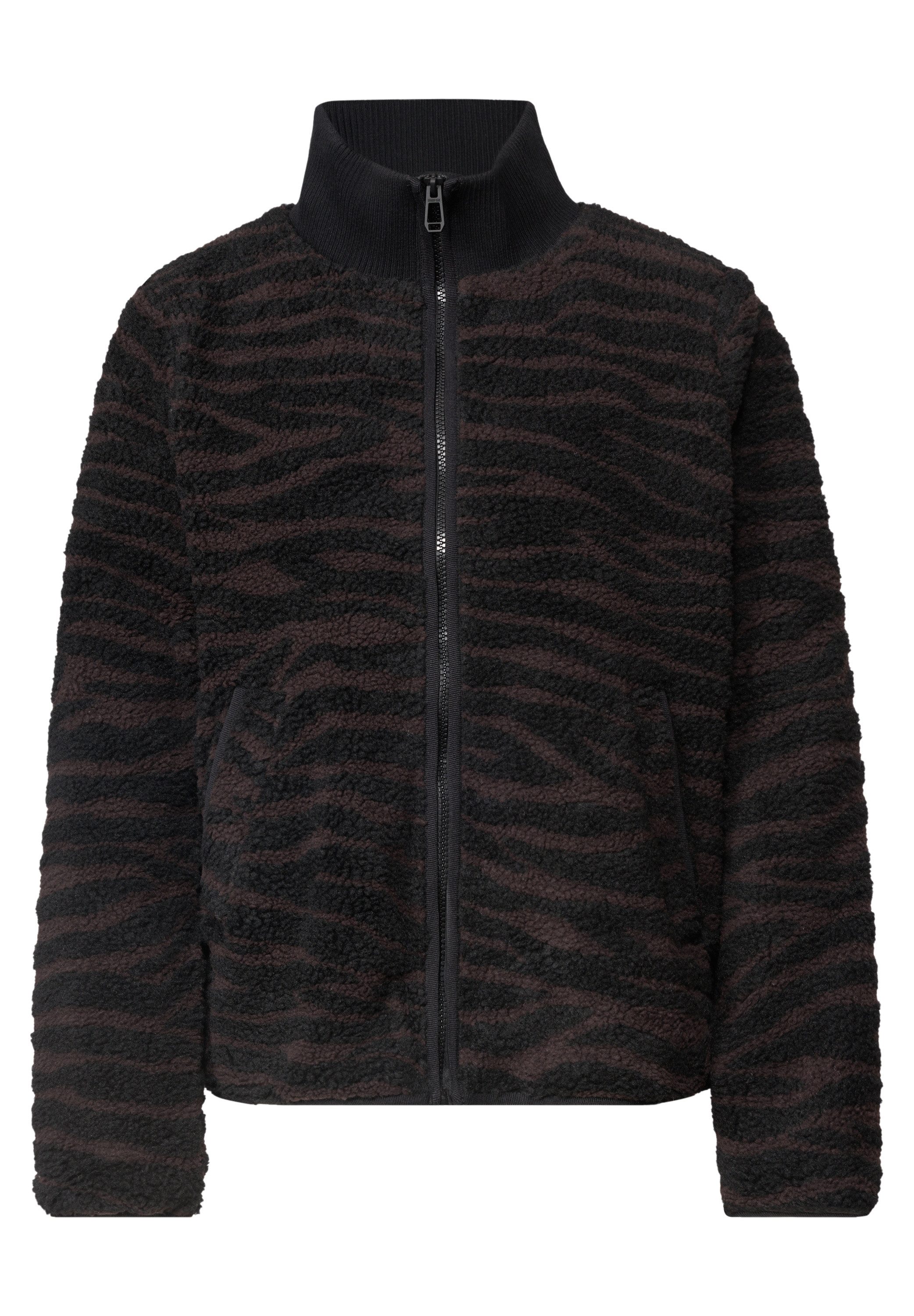 STREET ONE STUDIO Fellimitatjacke mit Stehkragen – Bild 4 von 5