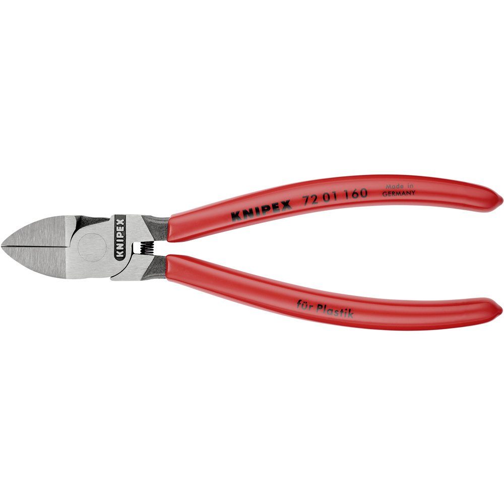 Thumbnail - Knipex Seitenschneider Knipex 72 01 160 Werkstatt Kunststoffseitenschneider ohne Facette 160