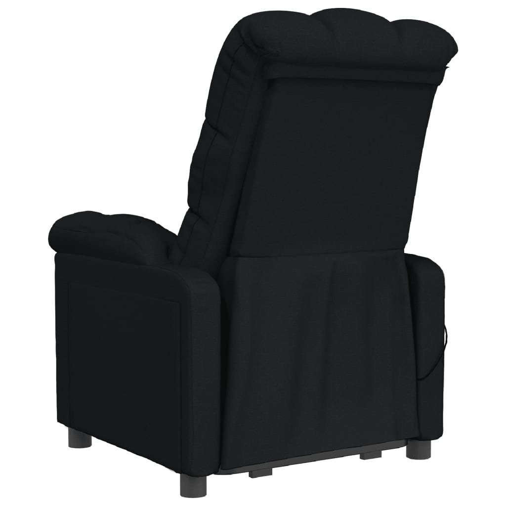 Massagesessel (1-St) Massagesessel Stoff Schwarz vidaXL