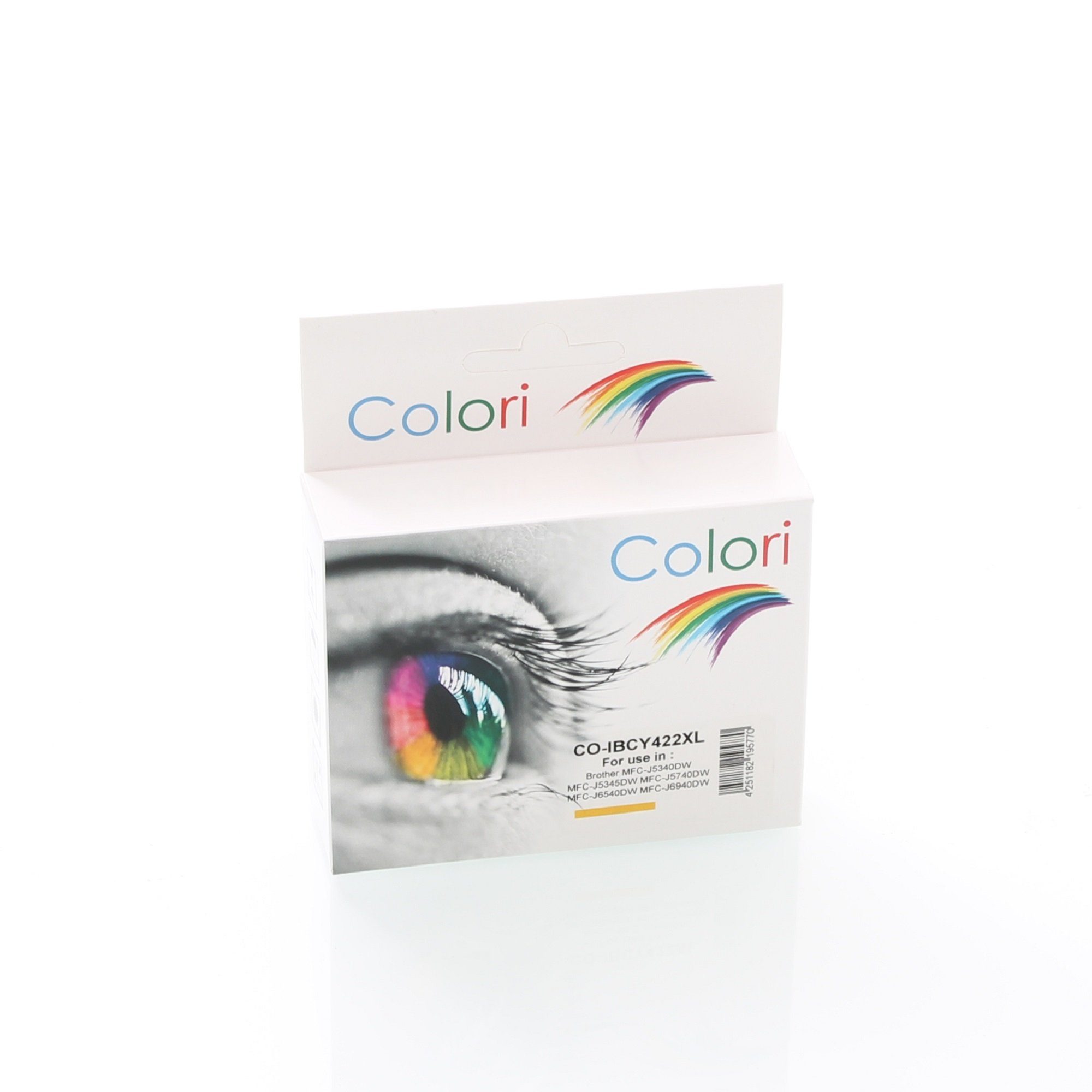 Colori Tintenpatrone (Kompatible Druckerpatrone für Brother LC422XLY Gelb MFC-J5340DW, Colori)