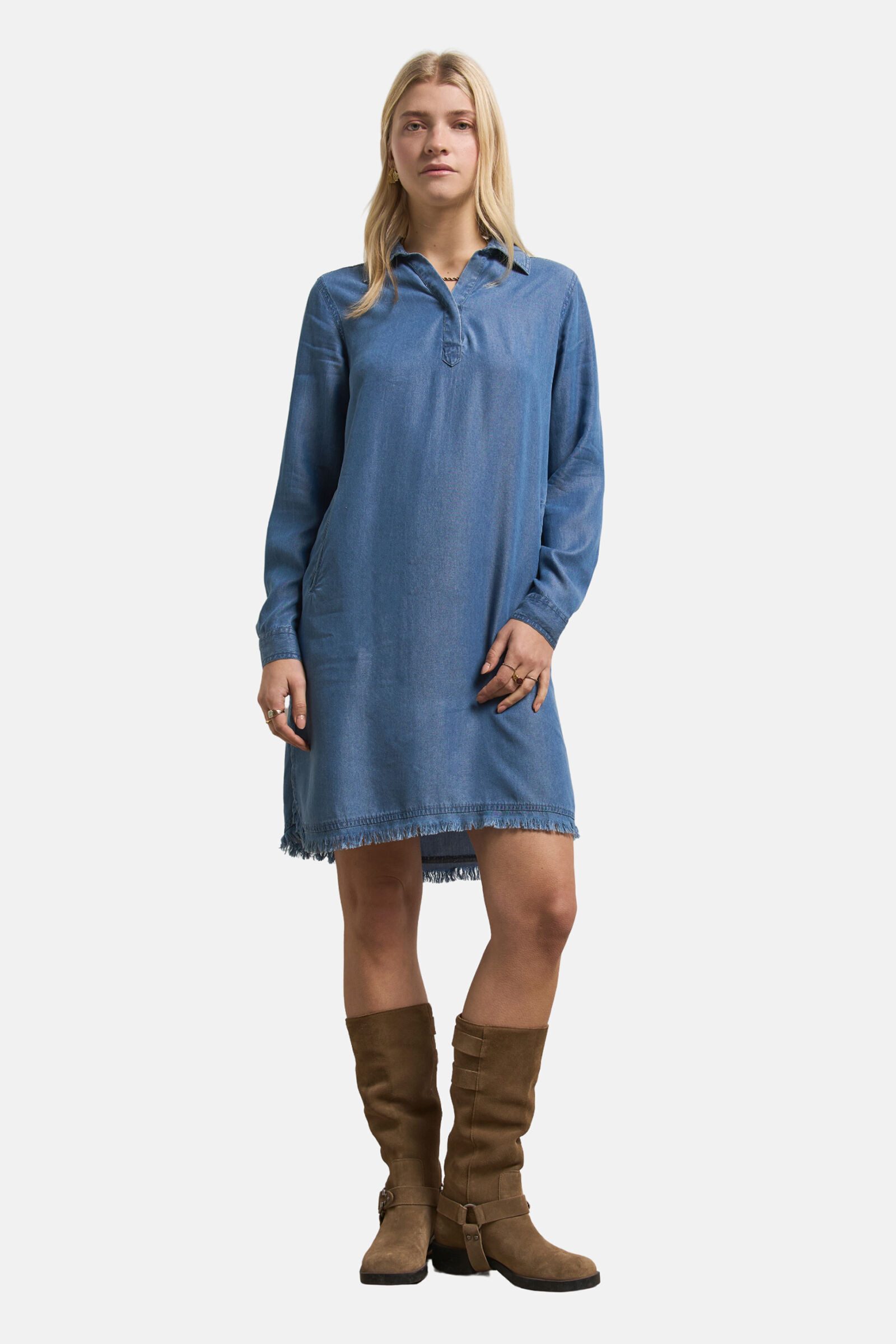 Princess goes Hollywood Blusenkleid in Jeansoptik