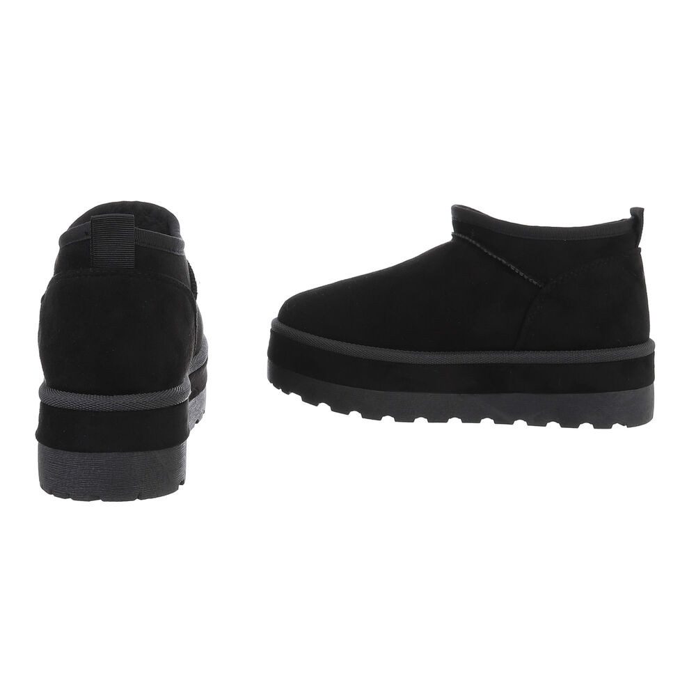 Ital-Design Damen Snowboots Freizeit Snowboots (87451911) Flach Stiefeletten in Schwarz – Bild 5 von 5