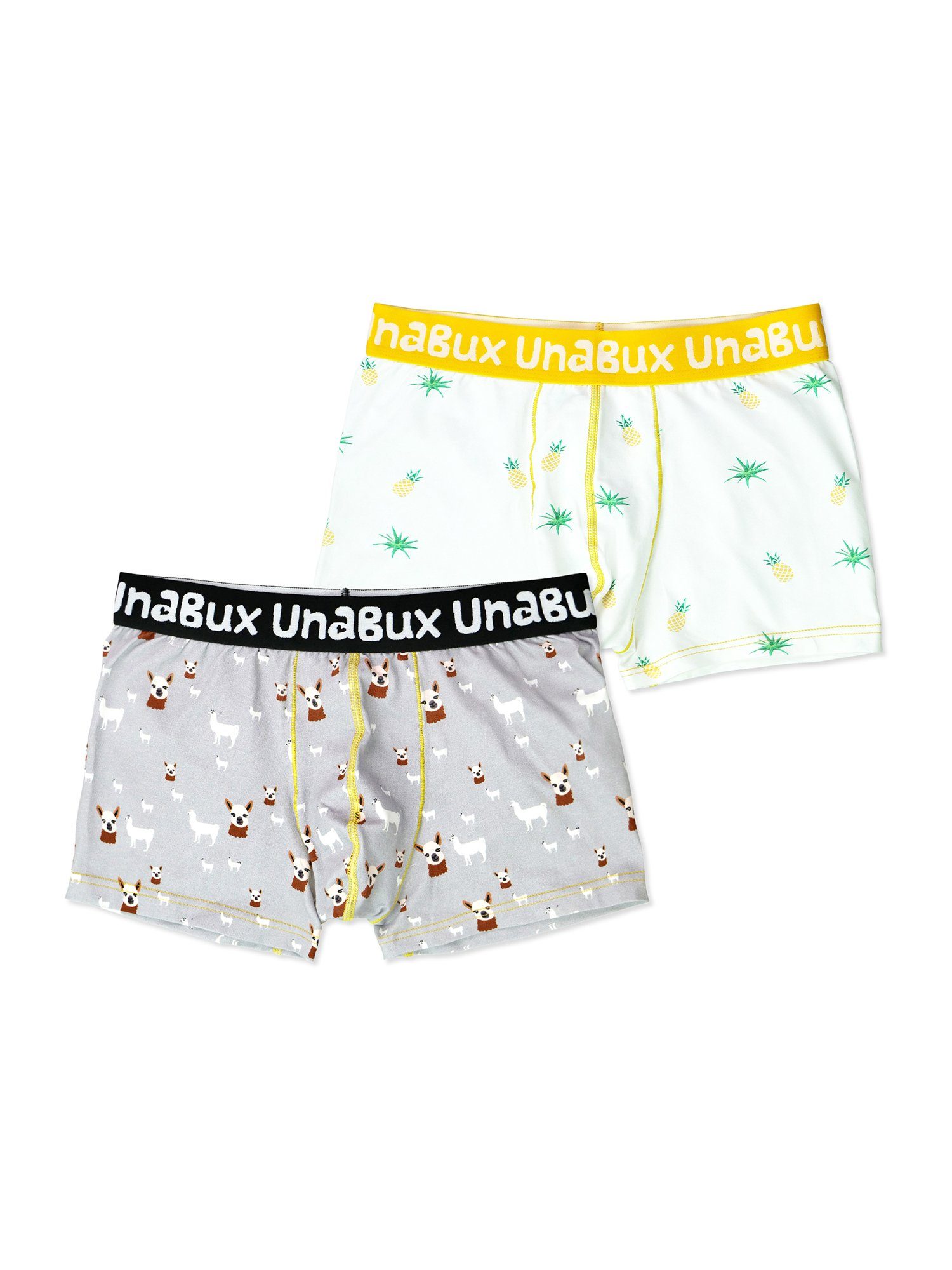 UnaBux Retro Boxer Herren Männer Briefs COSTA / FIVE FINGERS bunt Doppelpack (2-St) WOOLHEAD