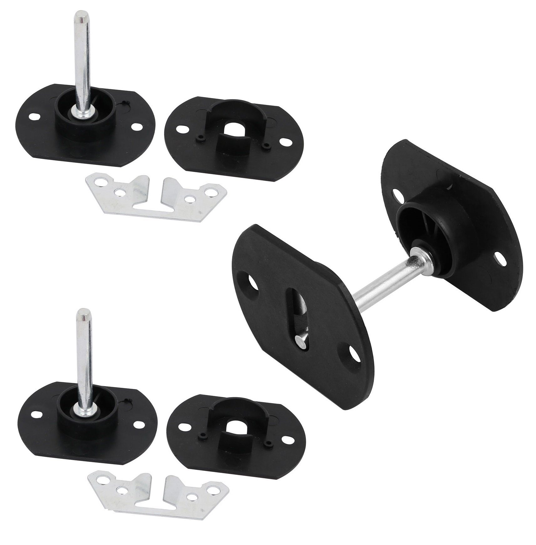 Flachverbinder 3 Paar Couchverbinder mit Stift Möbel Steckverbinder Einhänge-Verbinde