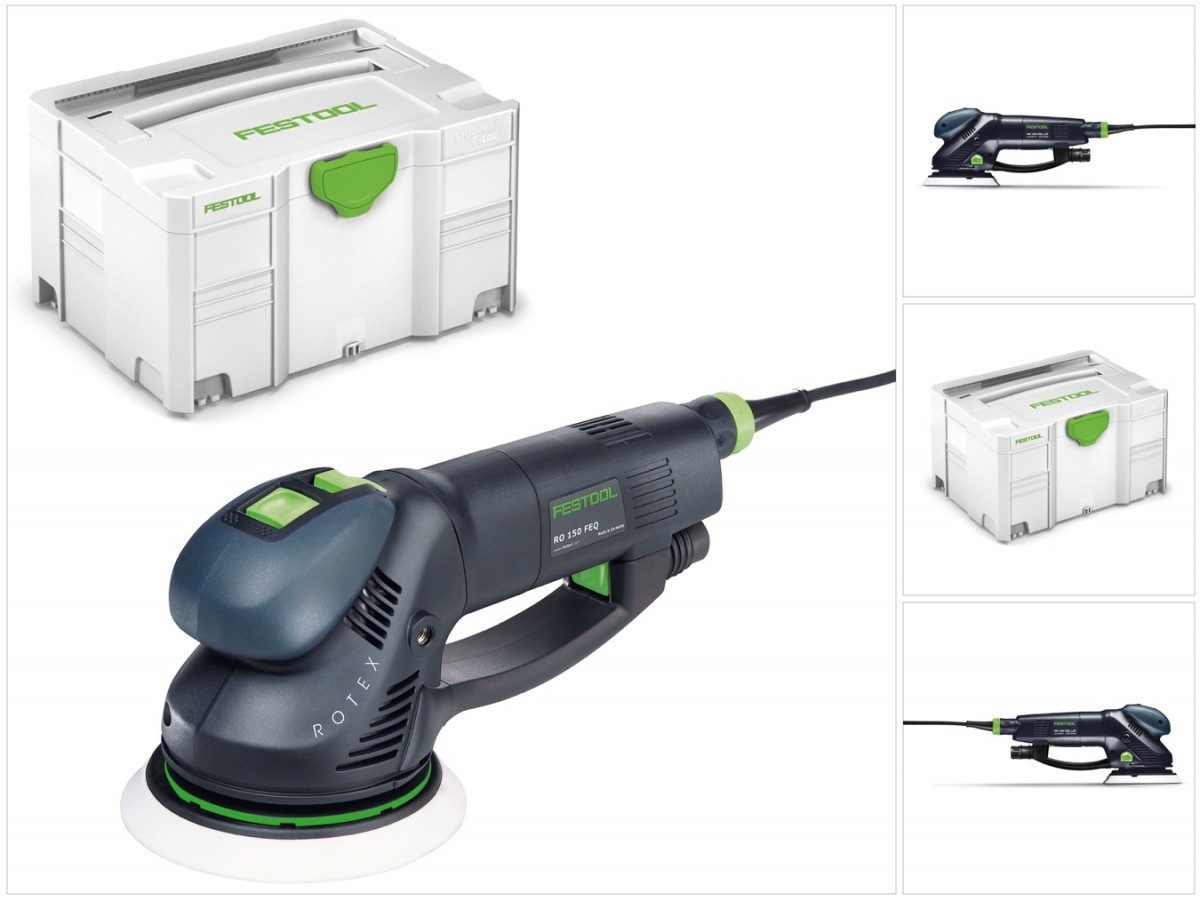 FESTOOL Exzenterschleifer RO 150 FEQ-Plus ROTEX Getriebe Exzenterschleifer 720W 5mm Hub (57180