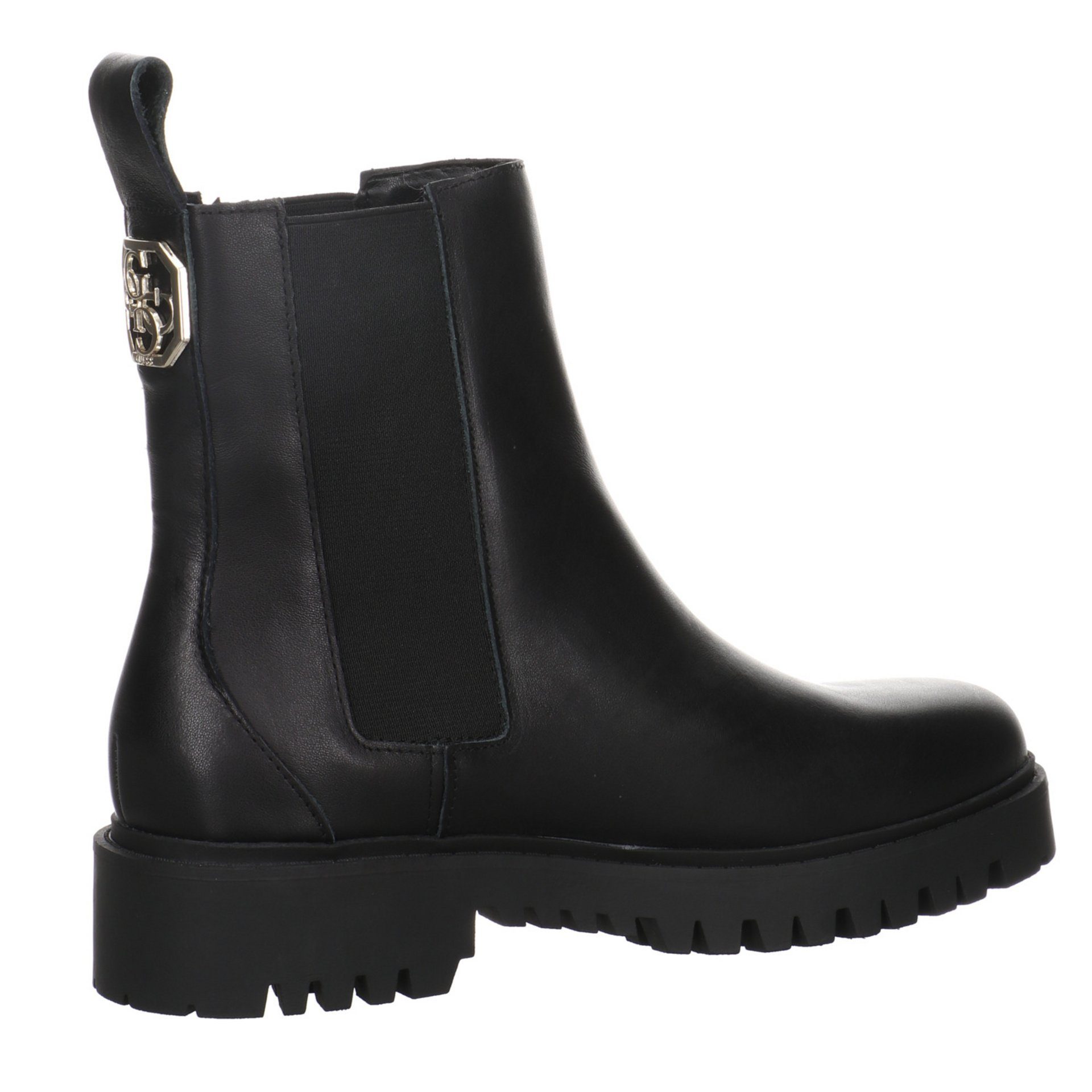 Guess Oakess Chelsea-Boots uni black Leder-/Textilkombination Leder-/Textilkombination Chelseaboots