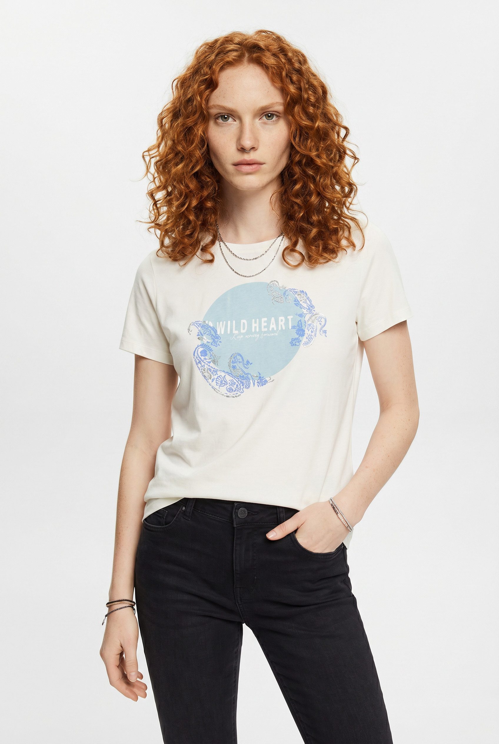 ONLY CARMAKOMA Kurzarmshirt CARBOOSTERY LIFE SS REG TEE JRS BS