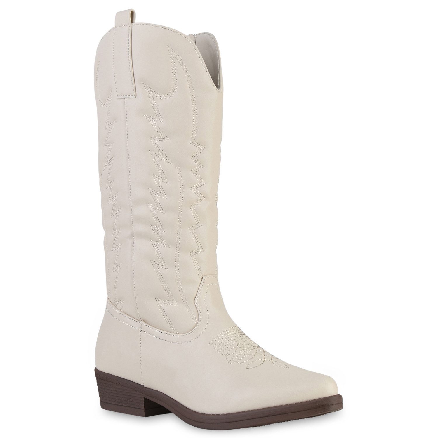 VAN HILL 839106 Cowboystiefel Damen Leicht Gefütterte Cowboystiefel Stiefel günstig online kaufen