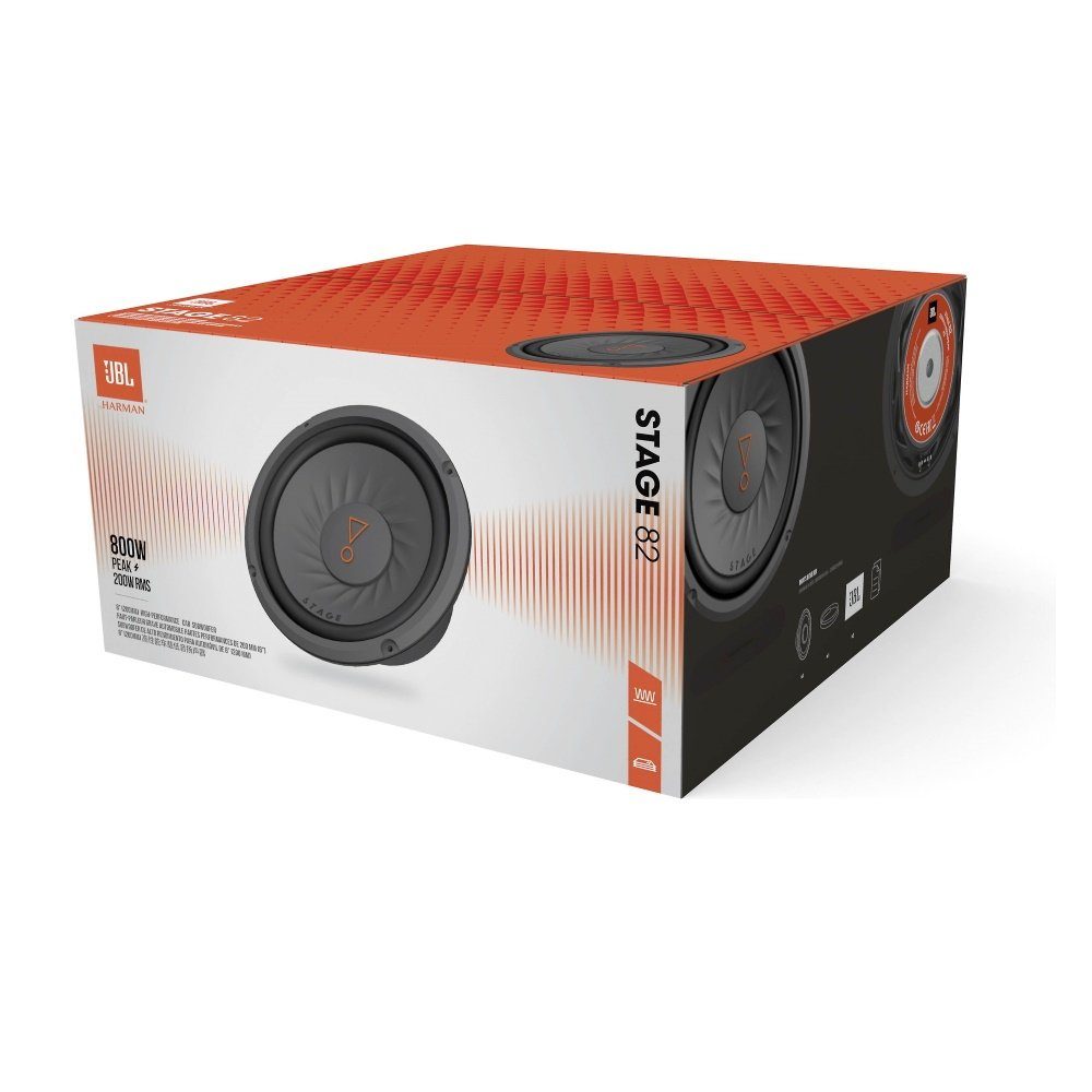 W, 20cm JBL 82 Stage 82 Subwoofer) Subwoofer (200 Stage 20cm - Auto-Subwoofer JBL