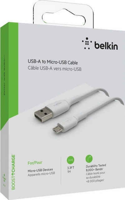 Belkin Micro-USB/USB-A Kabel PVC, 1m Smartphone-Kabel, Micro-USB, USB Typ A (100 cm)