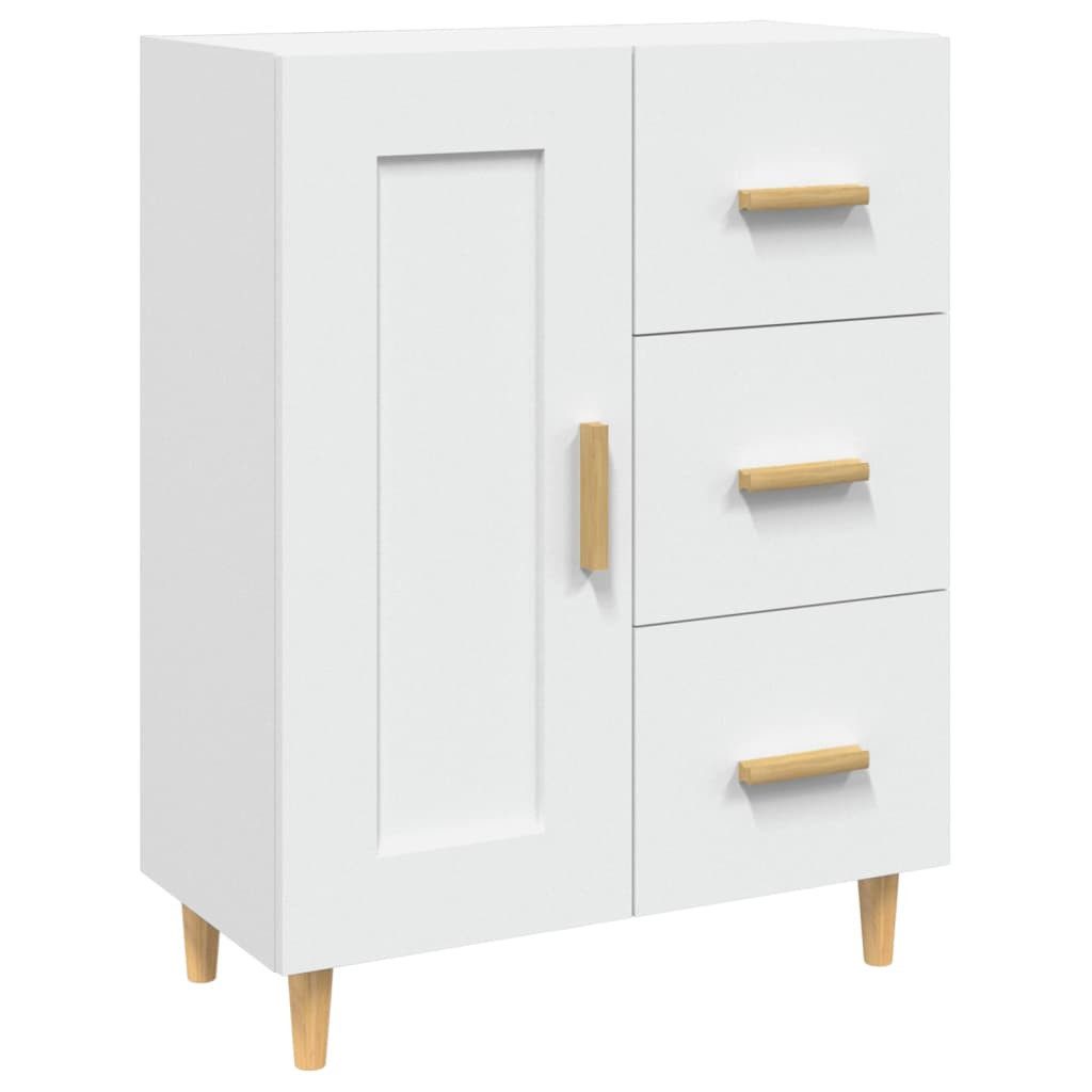 Sideboard Sideboard Weiß 69,5x34x90 cm Spanplatte