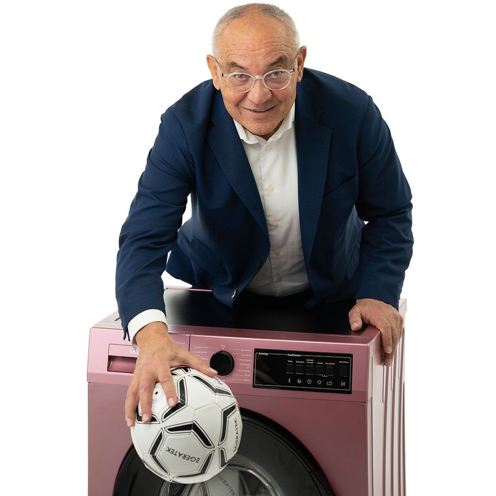 Geratek Waschmaschine Hope WM 7240 Kindersicherung Pink 1400 Restlaufanzeige 7 / U/min, P, Rosa / kg