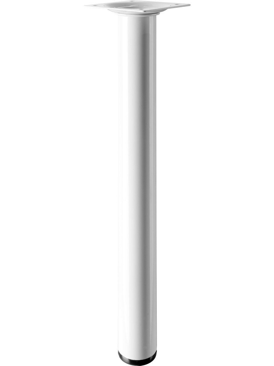 Hettich Tischbein Hettich Tischbein 3,0 x 30 cm Stahl weiß - 1 Stück