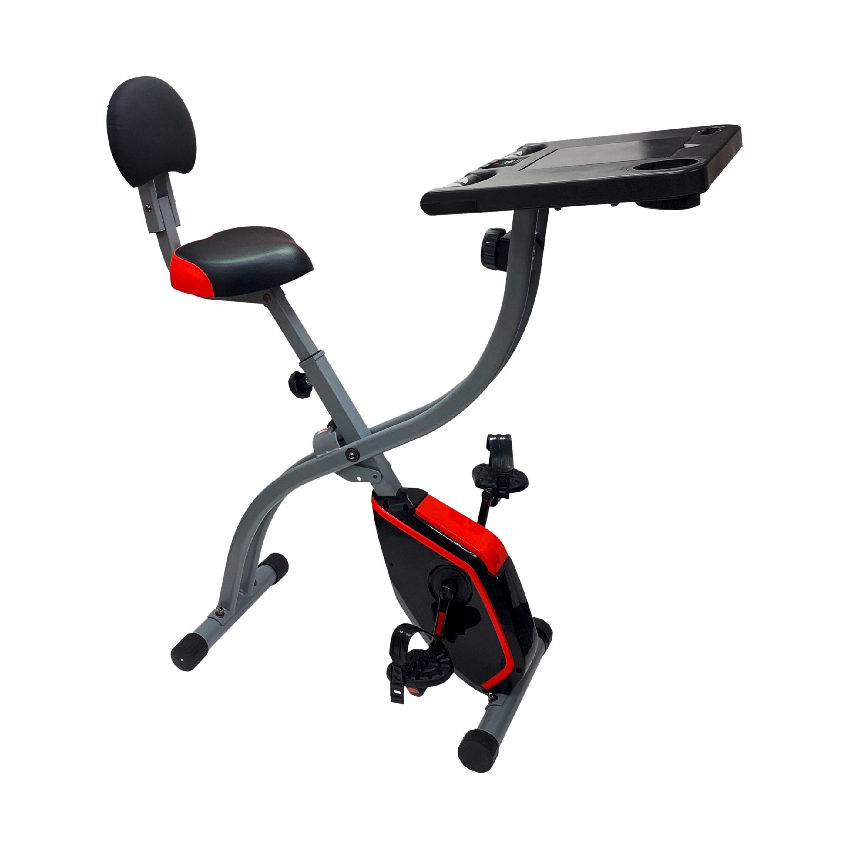Wellactive Heimtrainer F-Bike Fahrradtrainer Trainingscomper Rückenlehne