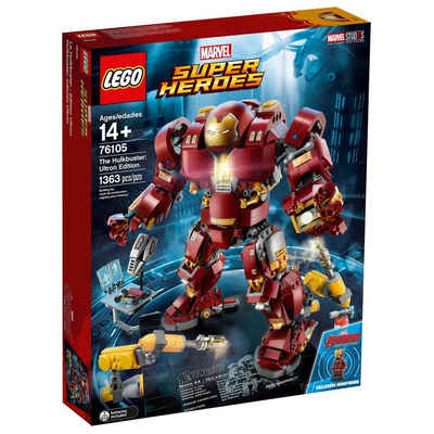LEGO® Konstruktionsspielsteine LEGO® Marvel - Der Hulkbuster: Ultron Edition, (Set, 1363 St)