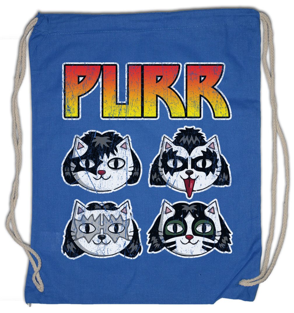 Turnbeutel Purr Turnbeutel Cats Kiss Katzen Katze Kitty Kitten Cat Music Glm Rock