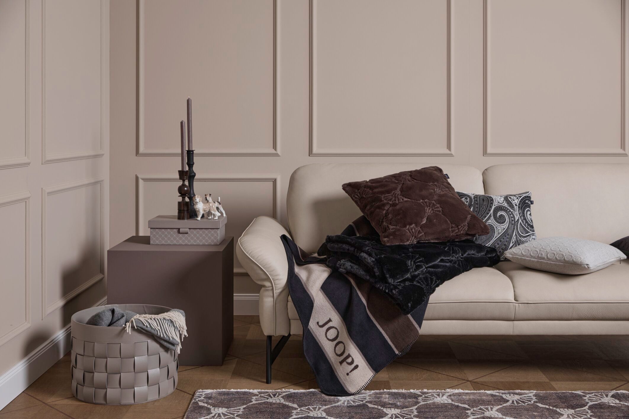 Wohndecke JOOP! LIVING - COZY CORNFLOWER Plaid, JOOP!