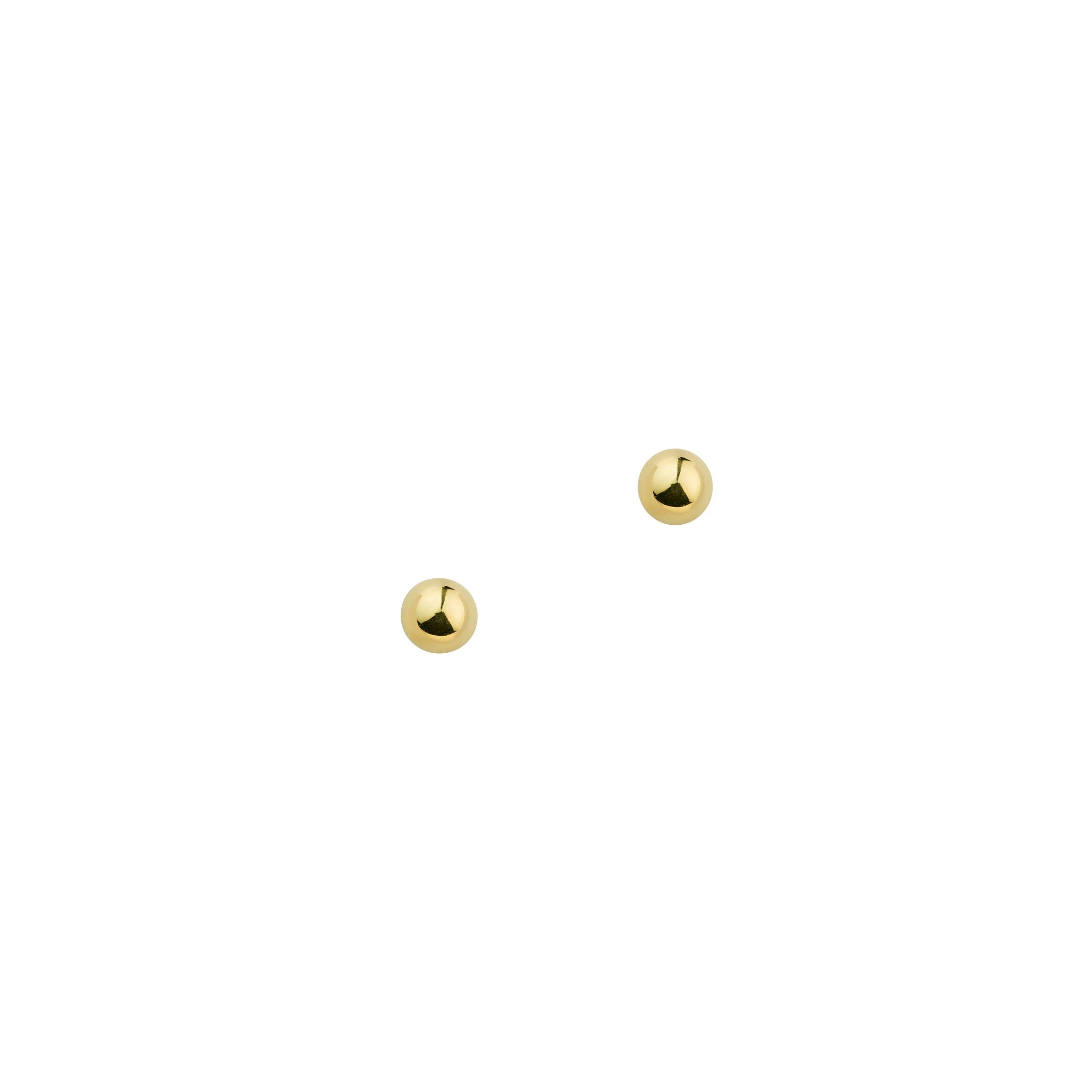 Firetti Paar Ohrstecker Schmuck Geschenk Gold 333 oder 585 Ohrschmuck Kugel in mehreren Größen